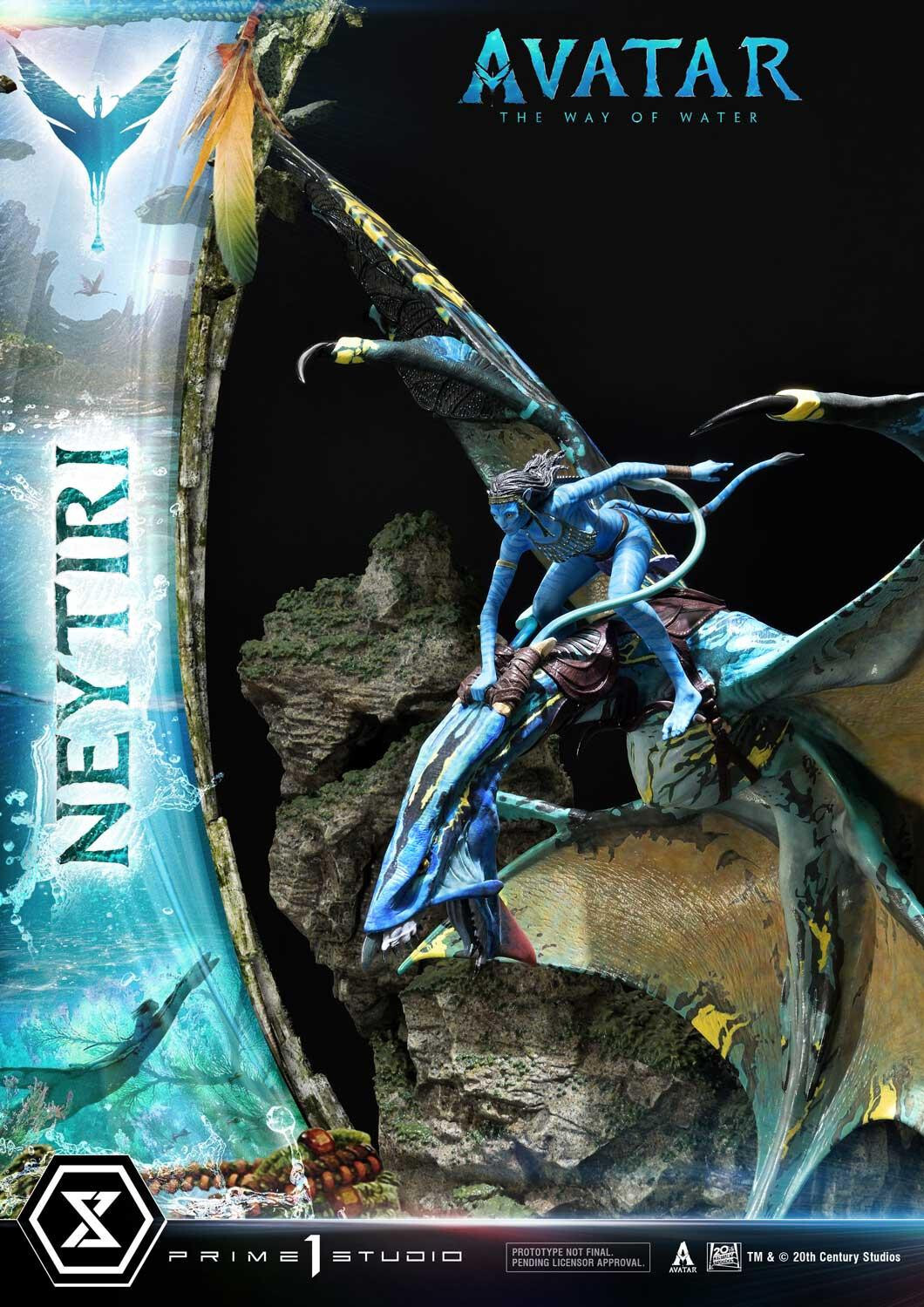 Avatar: The Way of Water - Ilu - Lo'ak - Mountain Banshee - Neytiri - Diorama - Ultimate Diorama Masterline  (UDMAVTR-02S) - Bonus Version (Prime 1 Studio) photo 6