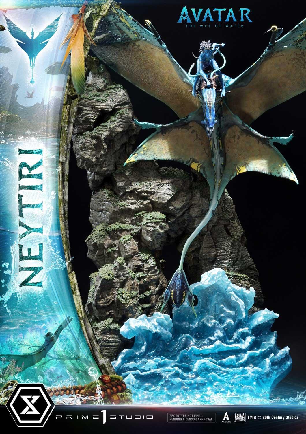 Avatar: The Way of Water - Ilu - Lo'ak - Mountain Banshee - Neytiri - Diorama - Ultimate Diorama Masterline  (UDMAVTR-02S) - Bonus Version (Prime 1 Studio) photo 7