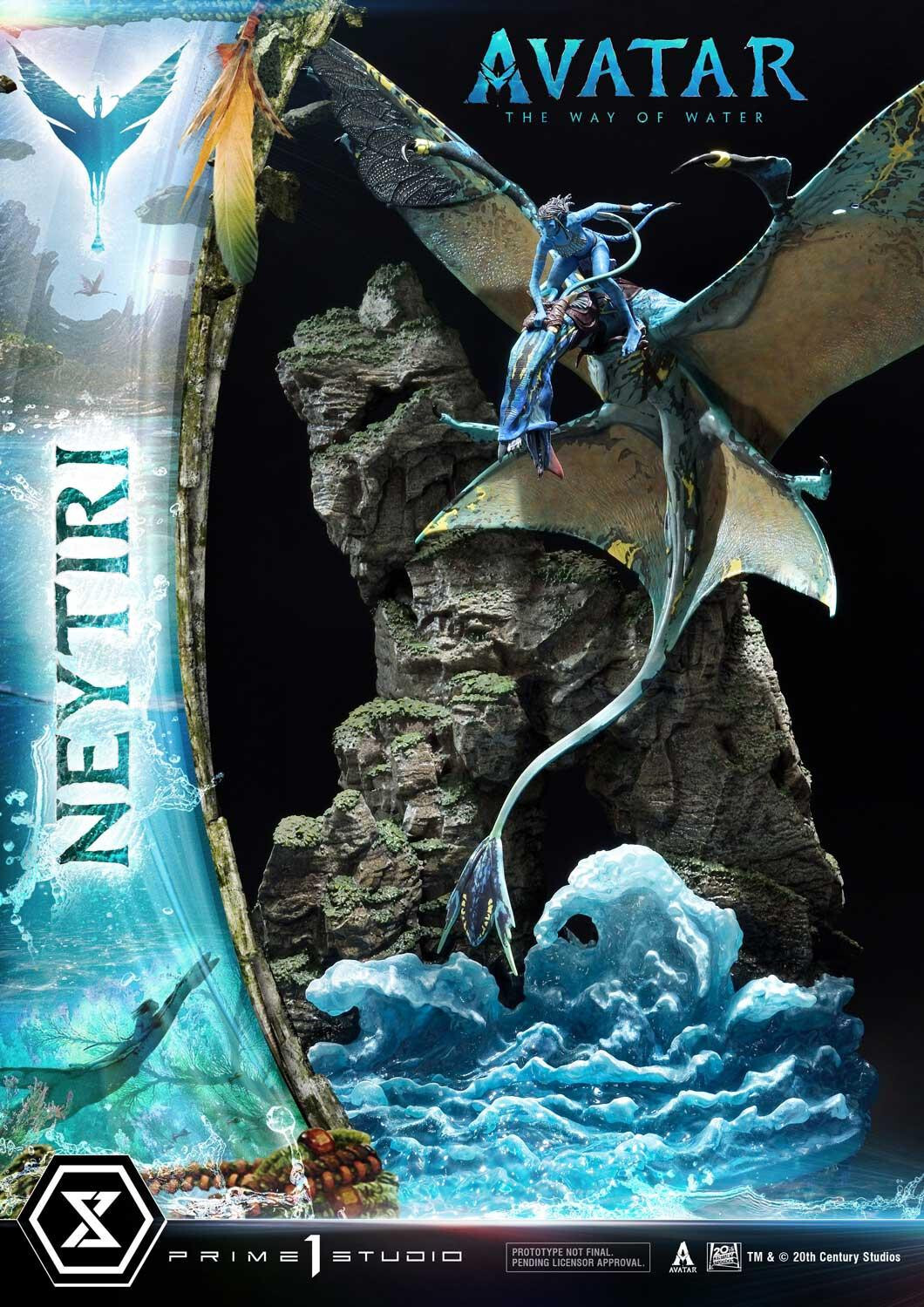 Avatar: The Way of Water - Ilu - Lo'ak - Mountain Banshee - Neytiri - Diorama - Ultimate Diorama Masterline  (UDMAVTR-02S) - Bonus Version (Prime 1 Studio) photo 8