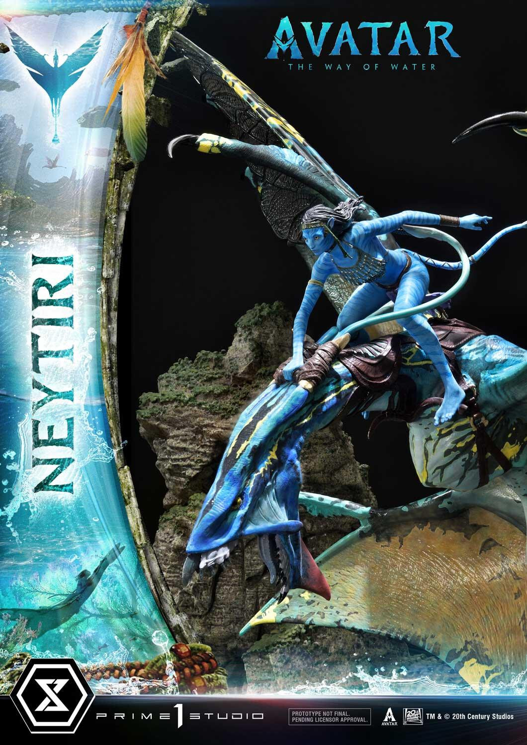 Avatar: The Way of Water - Ilu - Lo'ak - Mountain Banshee - Neytiri - Diorama - Ultimate Diorama Masterline  (UDMAVTR-02S) - Bonus Version (Prime 1 Studio) photo 10
