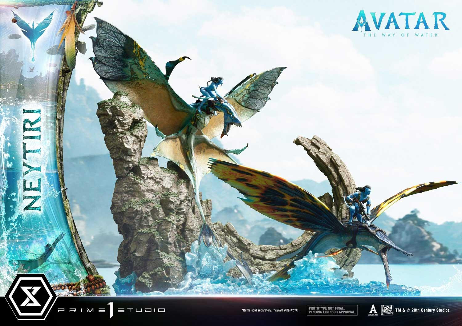 Avatar: The Way of Water - Ilu - Lo'ak - Mountain Banshee - Neytiri - Diorama - Ultimate Diorama Masterline  (UDMAVTR-02S) - Bonus Version (Prime 1 Studio) photo 12
