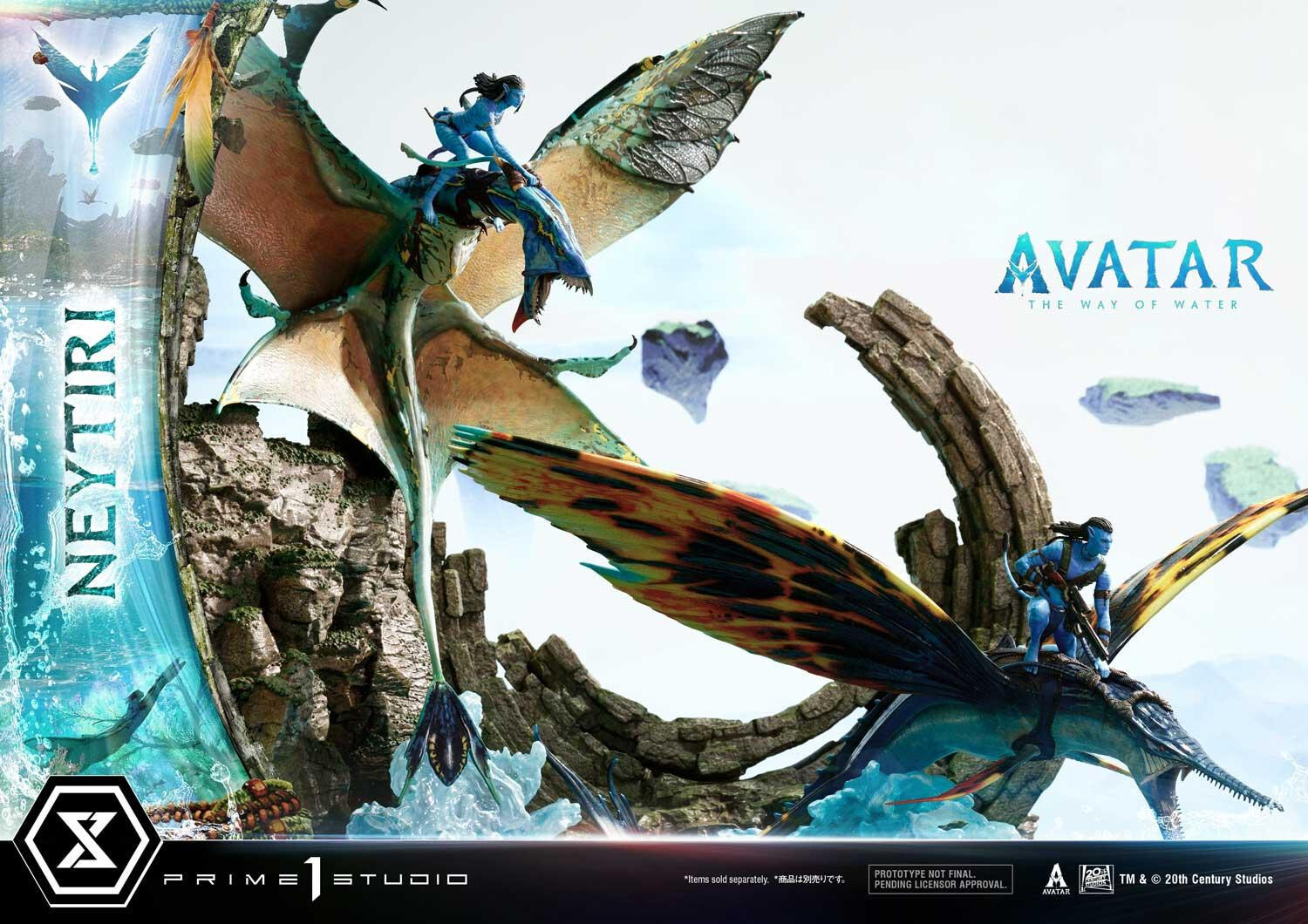 Avatar: The Way of Water - Ilu - Lo'ak - Mountain Banshee - Neytiri - Diorama - Ultimate Diorama Masterline  (UDMAVTR-02S) - Bonus Version (Prime 1 Studio) photo 13