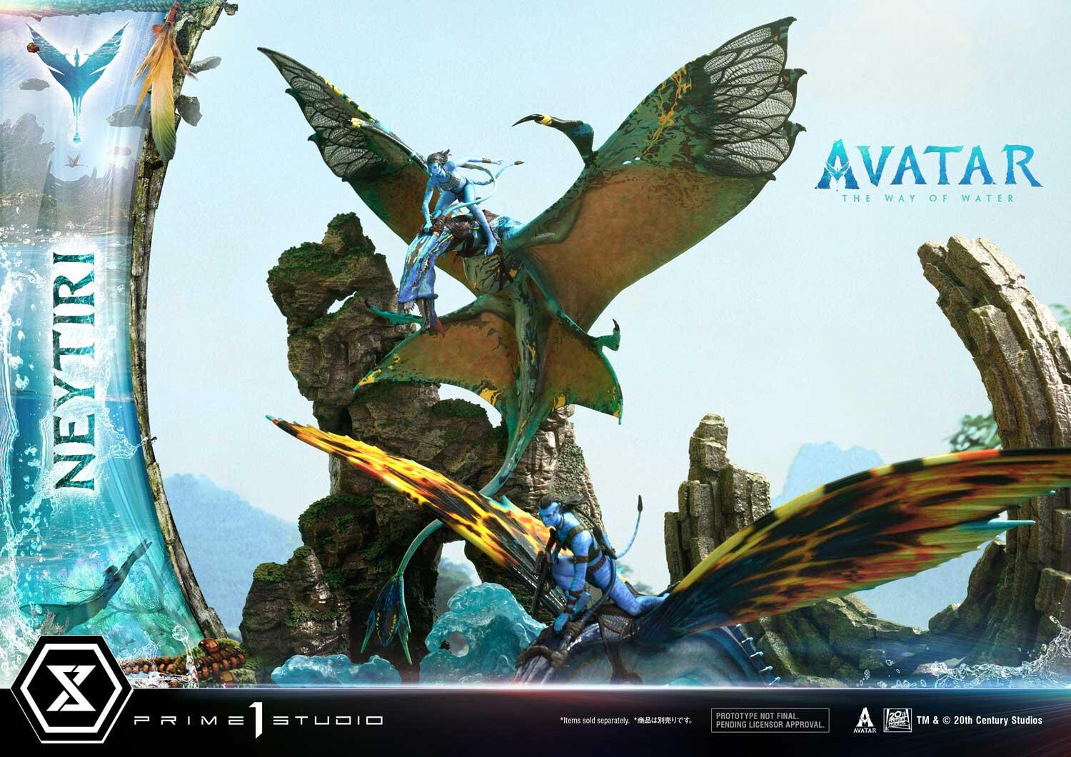 Avatar: The Way of Water - Ilu - Lo'ak - Mountain Banshee - Neytiri - Diorama - Ultimate Diorama Masterline  (UDMAVTR-02S) - Bonus Version (Prime 1 Studio) photo 14