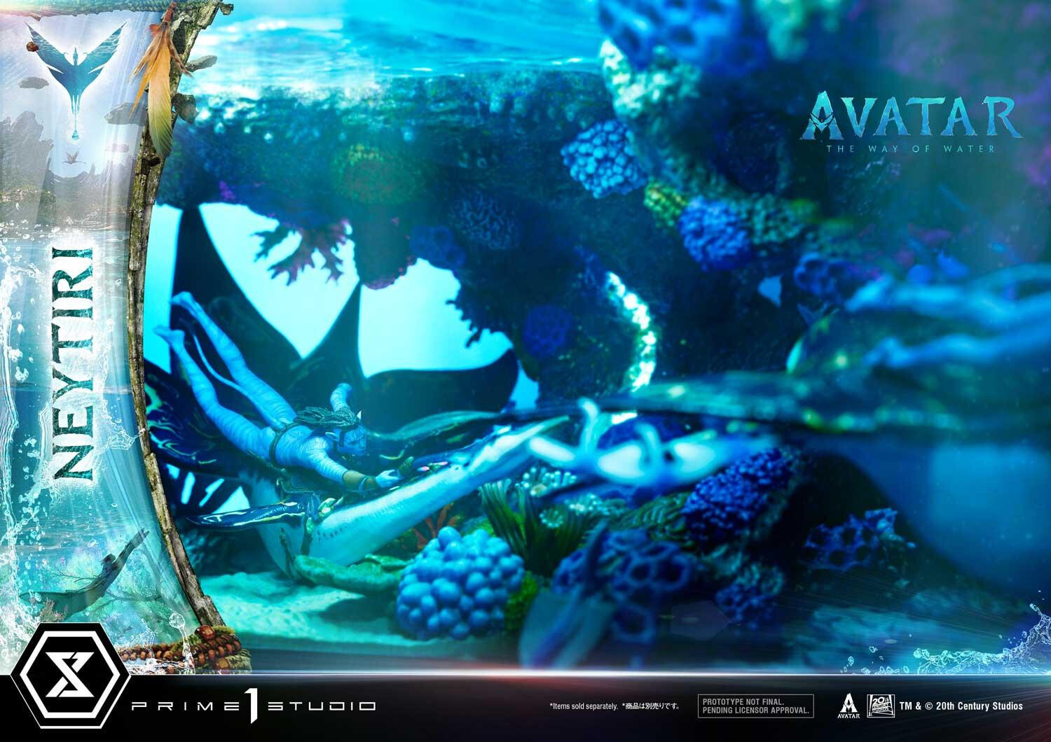 Avatar: The Way of Water - Ilu - Lo'ak - Mountain Banshee - Neytiri - Diorama - Ultimate Diorama Masterline  (UDMAVTR-02S) - Bonus Version (Prime 1 Studio) photo 15