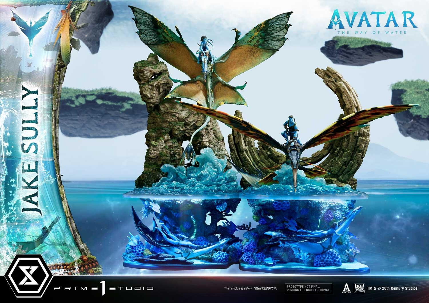 Avatar: The Way of Water - Ilu - Lo'ak - Mountain Banshee - Neytiri - Diorama - Ultimate Diorama Masterline  (UDMAVTR-02S) - Bonus Version (Prime 1 Studio) photo 18
