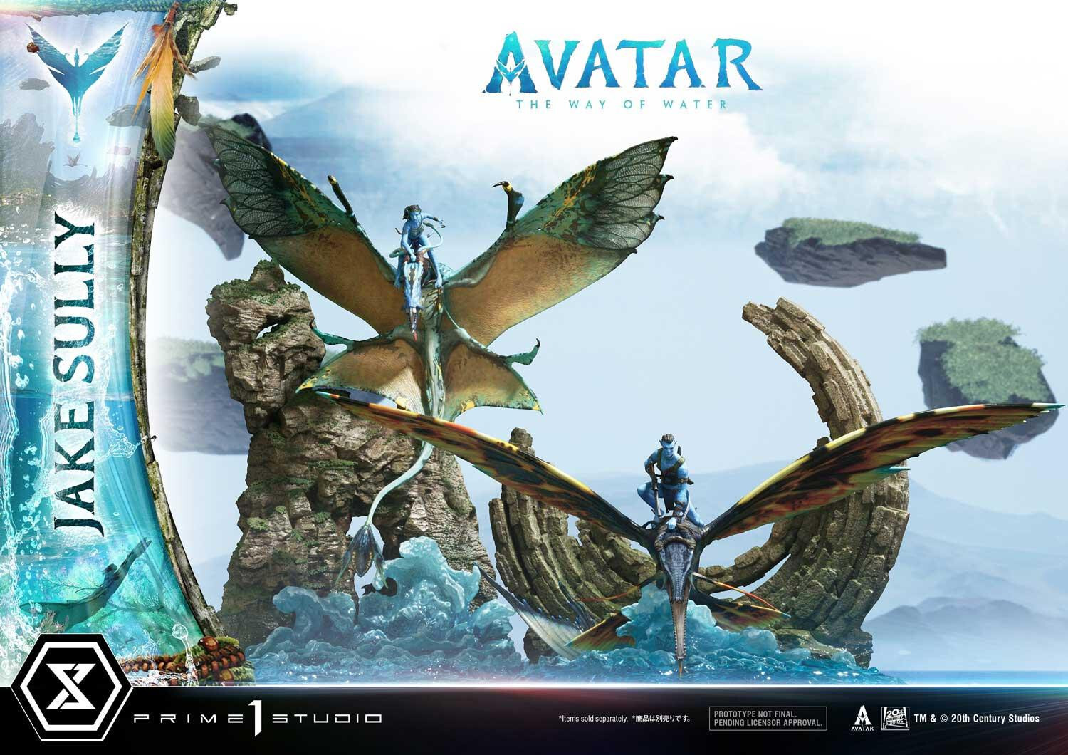 Avatar: The Way of Water - Ilu - Lo'ak - Mountain Banshee - Neytiri - Diorama - Ultimate Diorama Masterline  (UDMAVTR-02S) - Bonus Version (Prime 1 Studio) photo 20