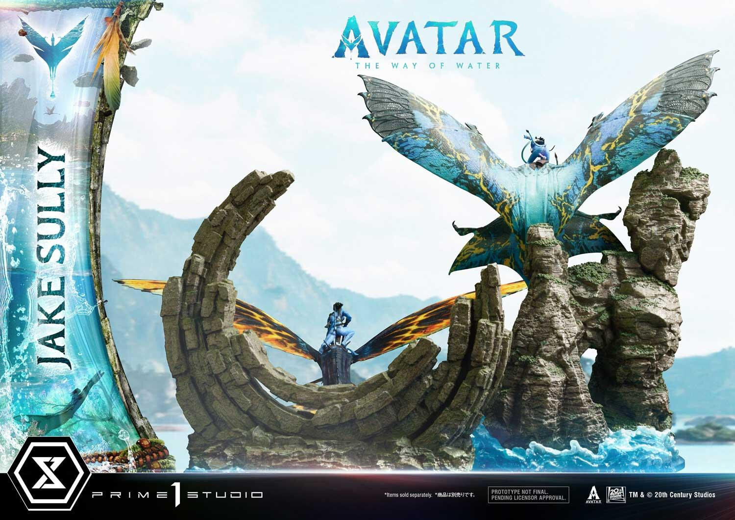 Avatar: The Way of Water - Ilu - Lo'ak - Mountain Banshee - Neytiri - Diorama - Ultimate Diorama Masterline  (UDMAVTR-02S) - Bonus Version (Prime 1 Studio) photo 22
