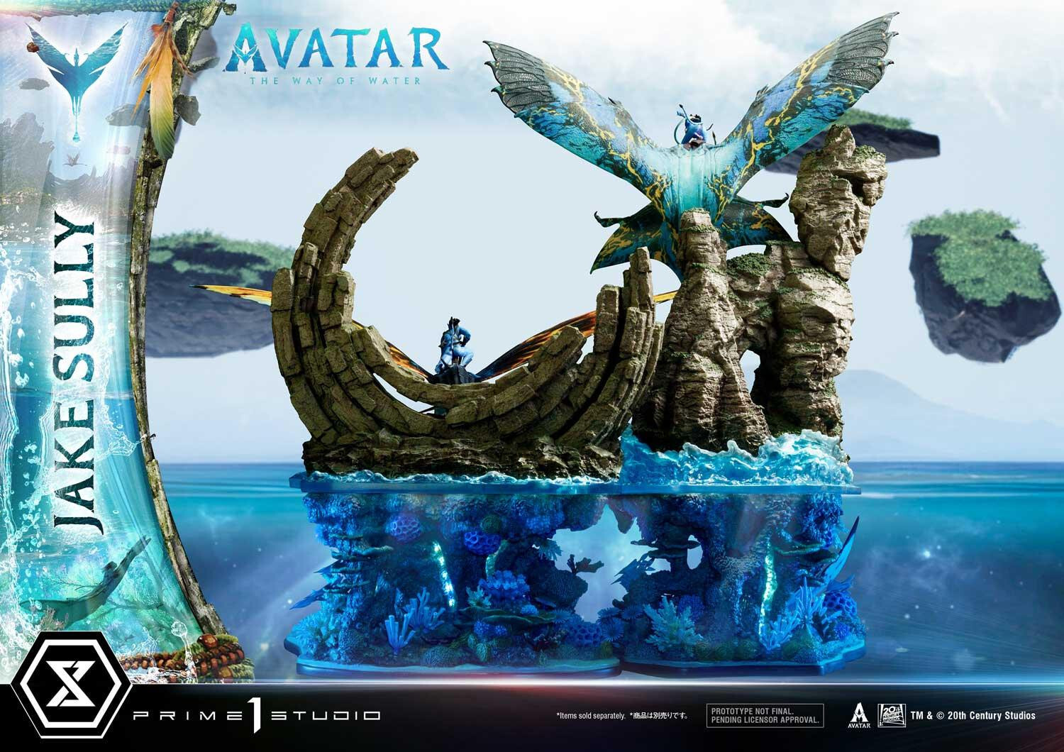 Avatar: The Way of Water - Ilu - Lo'ak - Mountain Banshee - Neytiri - Diorama - Ultimate Diorama Masterline  (UDMAVTR-02S) - Bonus Version (Prime 1 Studio) photo 23