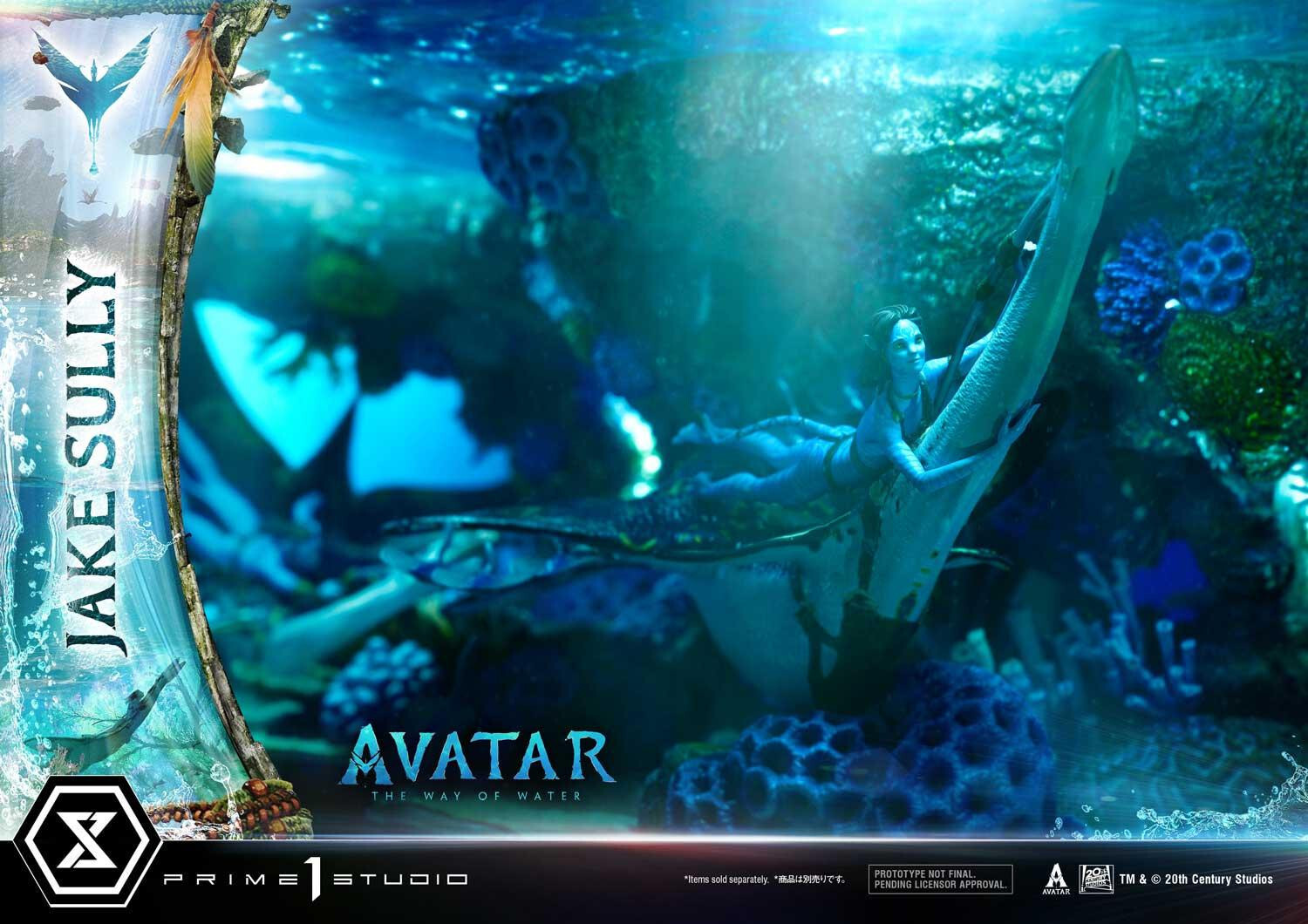 Avatar: The Way of Water - Ilu - Lo'ak - Mountain Banshee - Neytiri - Diorama - Ultimate Diorama Masterline  (UDMAVTR-02S) - Bonus Version (Prime 1 Studio) photo 33