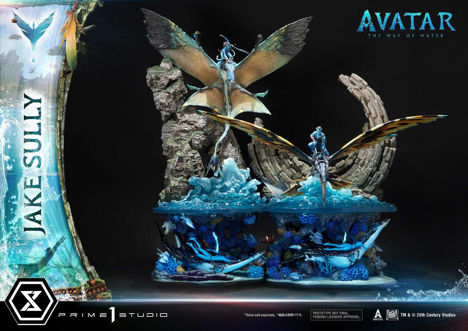 Avatar: The Way of Water - Ilu - Lo'ak - Mountain Banshee - Neytiri - Diorama - Ultimate Diorama Masterline  (UDMAVTR-02S) - Bonus Version (Prime 1 Studio) photo 35
