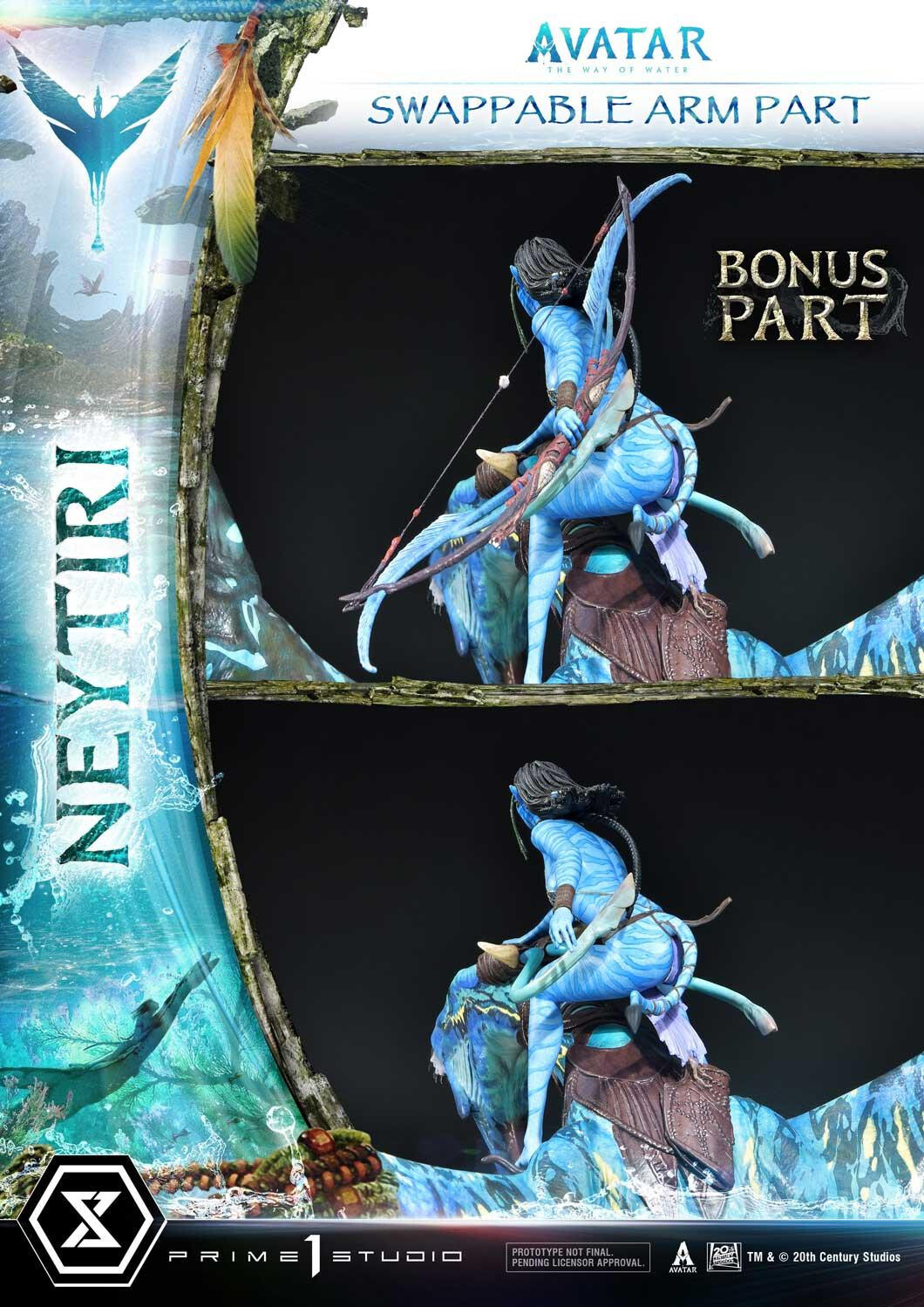Avatar: The Way of Water - Ilu - Lo'ak - Mountain Banshee - Neytiri - Diorama - Ultimate Diorama Masterline  (UDMAVTR-02S) - Bonus Version (Prime 1 Studio) photo 37