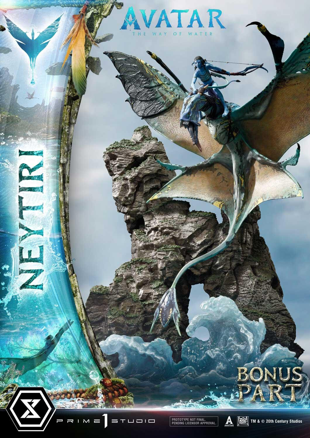Avatar: The Way of Water - Ilu - Lo'ak - Mountain Banshee - Neytiri - Diorama - Ultimate Diorama Masterline  (UDMAVTR-02S) - Bonus Version (Prime 1 Studio) photo 38