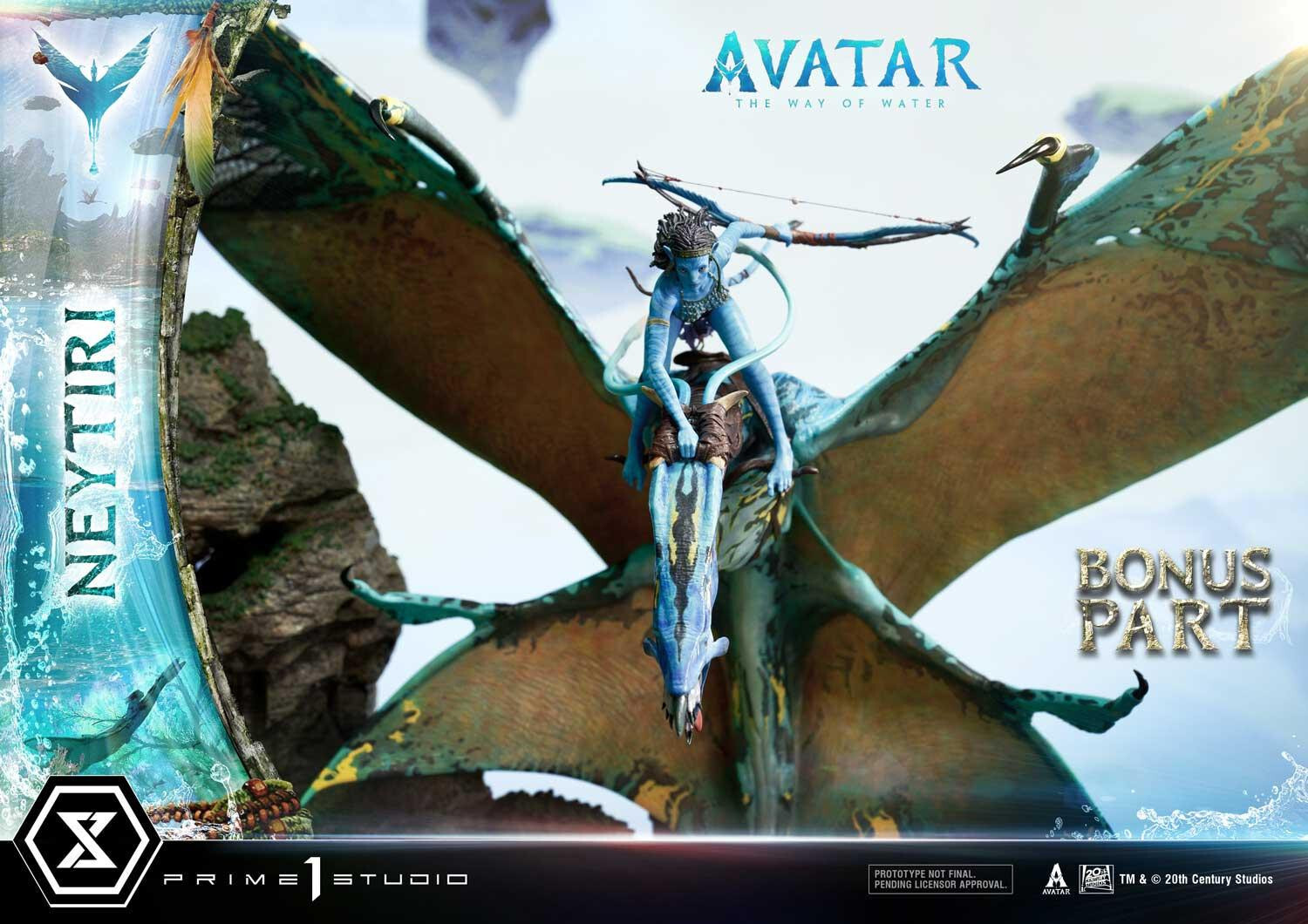Avatar: The Way of Water - Ilu - Lo'ak - Mountain Banshee - Neytiri - Diorama - Ultimate Diorama Masterline  (UDMAVTR-02S) - Bonus Version (Prime 1 Studio) photo 39