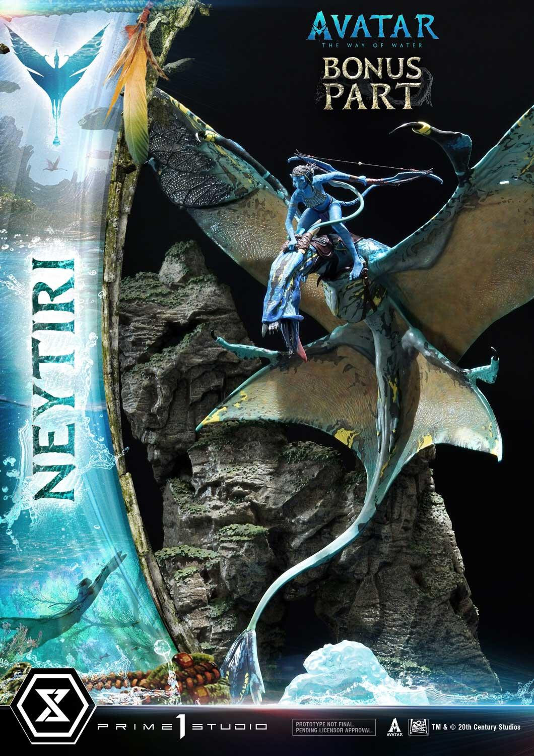 Avatar: The Way of Water - Ilu - Lo'ak - Mountain Banshee - Neytiri - Diorama - Ultimate Diorama Masterline  (UDMAVTR-02S) - Bonus Version (Prime 1 Studio) photo 41
