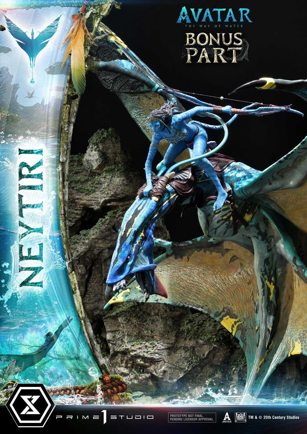 Avatar: The Way of Water - Ilu - Lo'ak - Mountain Banshee - Neytiri - Diorama - Ultimate Diorama Masterline  (UDMAVTR-02S) - Bonus Version (Prime 1 Studio) photo 42