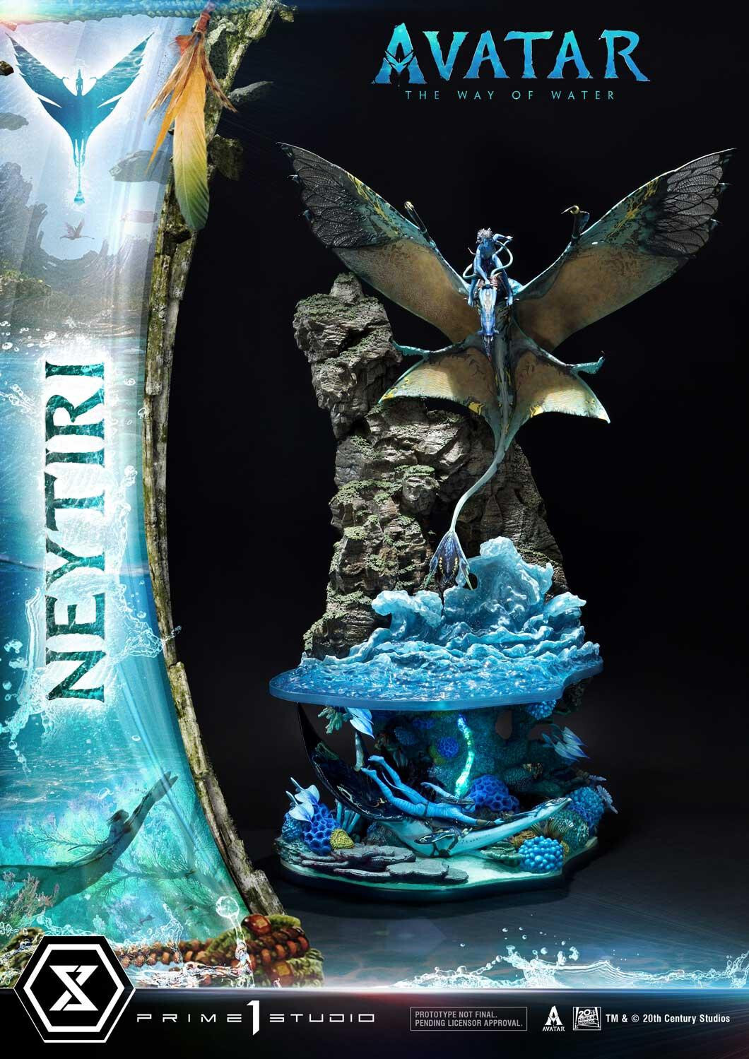 Avatar: The Way of Water - Ilu - Lo'ak - Mountain Banshee - Neytiri - Diorama - Ultimate Diorama Masterline  (UDMAVTR-02S) - Bonus Version (Prime 1 Studio) photo 47
