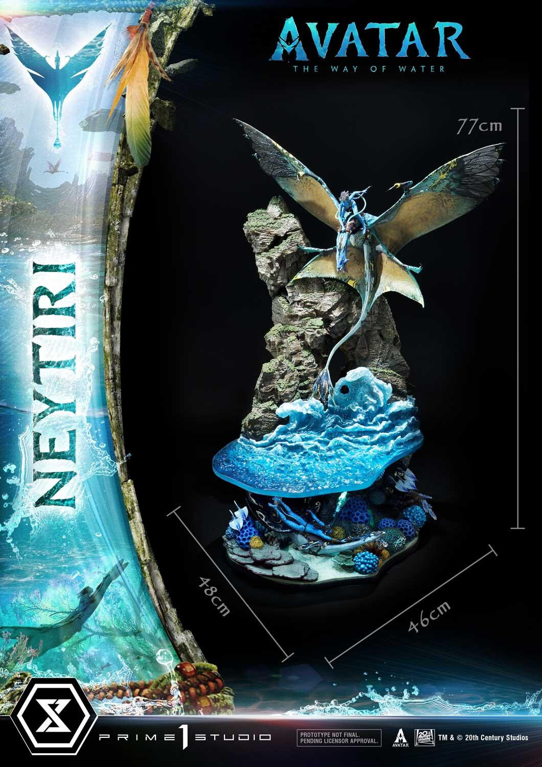 Avatar: The Way of Water - Ilu - Lo'ak - Mountain Banshee - Neytiri - Diorama - Ultimate Diorama Masterline  (UDMAVTR-02S) - Bonus Version (Prime 1 Studio) photo 48