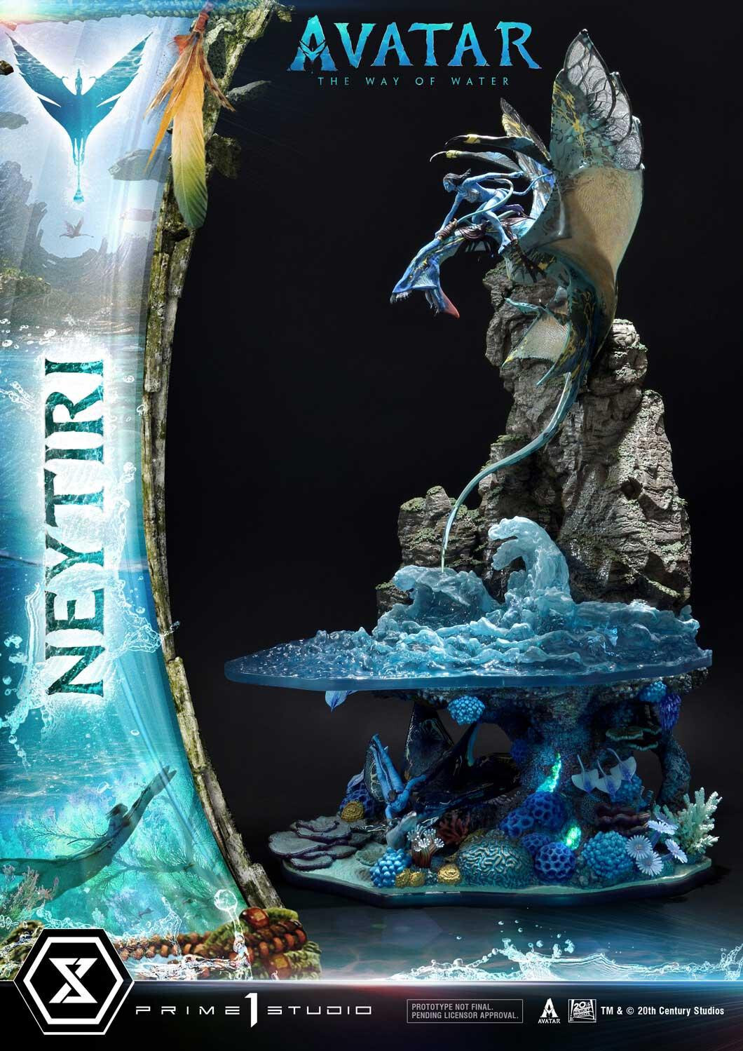 Avatar: The Way of Water - Ilu - Lo'ak - Mountain Banshee - Neytiri - Diorama - Ultimate Diorama Masterline  (UDMAVTR-02S) - Bonus Version (Prime 1 Studio) photo 49
