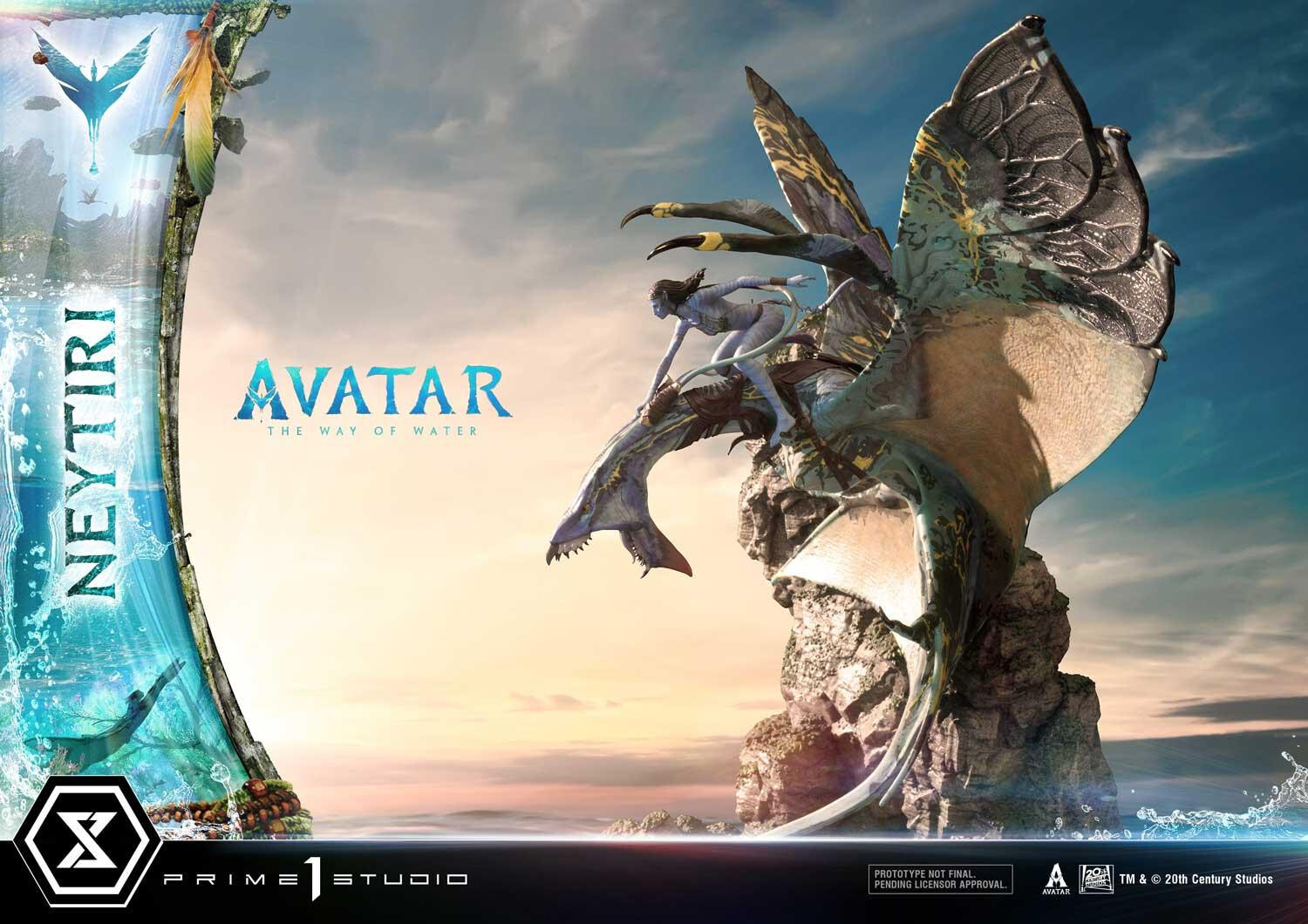 Avatar: The Way of Water - Ilu - Lo'ak - Mountain Banshee - Neytiri - Diorama - Ultimate Diorama Masterline  (UDMAVTR-02S) - Bonus Version (Prime 1 Studio) photo 52