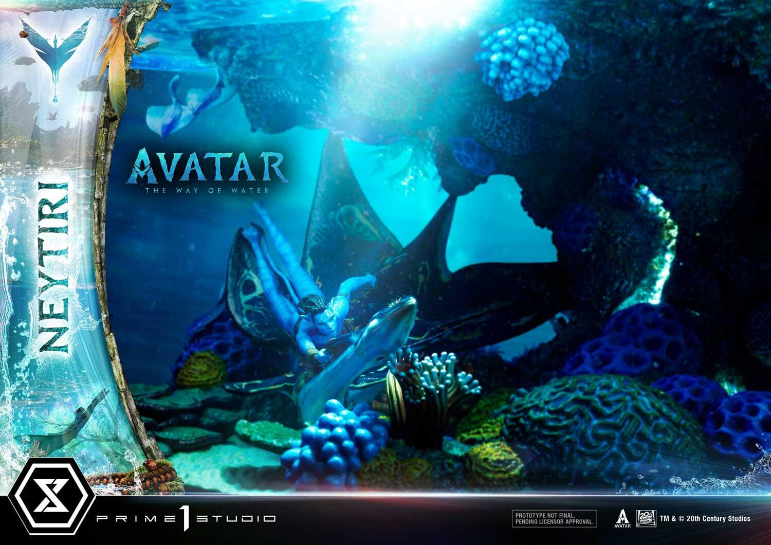 Avatar: The Way of Water - Ilu - Lo'ak - Mountain Banshee - Neytiri - Diorama - Ultimate Diorama Masterline  (UDMAVTR-02S) - Bonus Version (Prime 1 Studio) photo 55