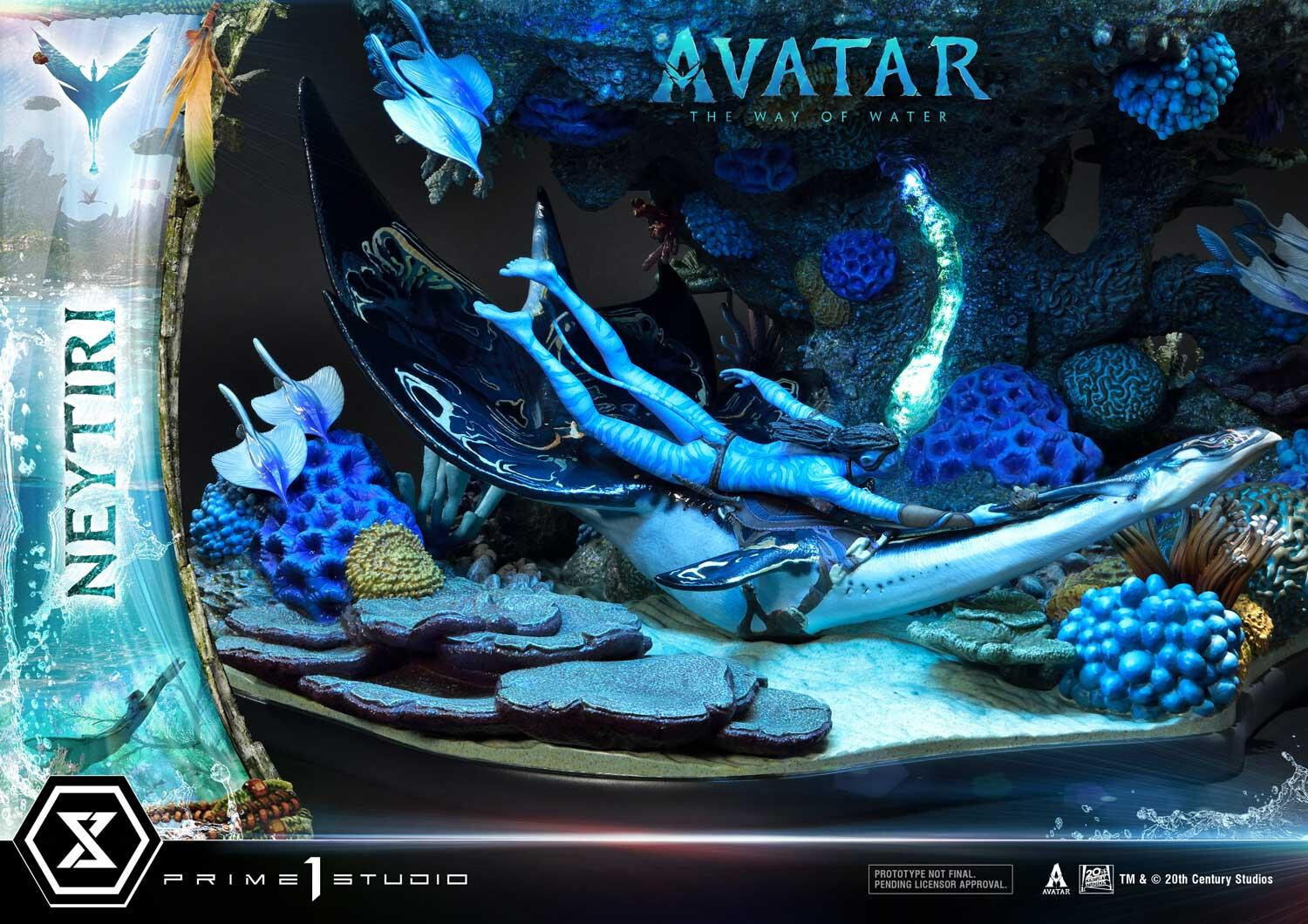 Avatar: The Way of Water - Ilu - Lo'ak - Mountain Banshee - Neytiri - Diorama - Ultimate Diorama Masterline  (UDMAVTR-02S) - Bonus Version (Prime 1 Studio) photo 77