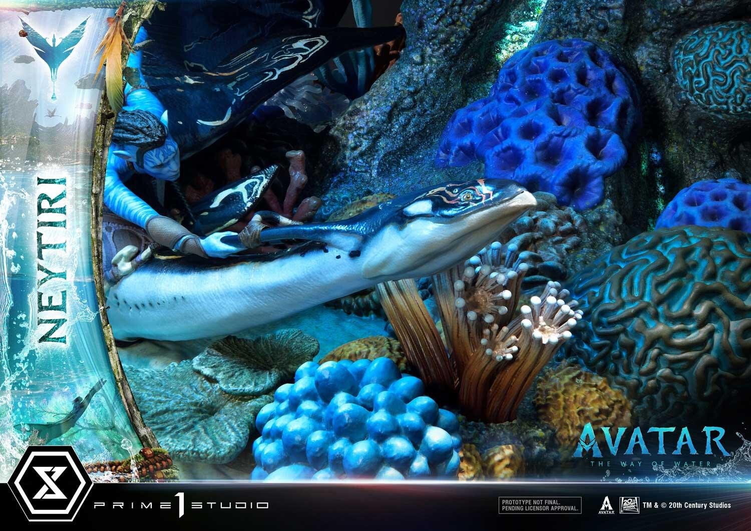 Avatar: The Way of Water - Ilu - Lo'ak - Mountain Banshee - Neytiri - Diorama - Ultimate Diorama Masterline  (UDMAVTR-02S) - Bonus Version (Prime 1 Studio) photo 80
