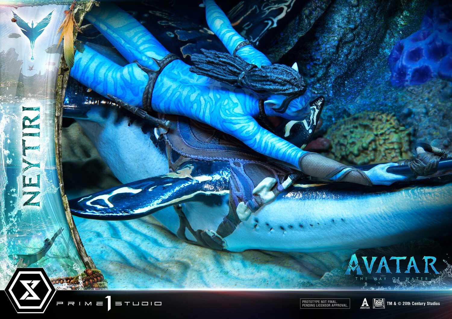 Avatar: The Way of Water - Ilu - Lo'ak - Mountain Banshee - Neytiri - Diorama - Ultimate Diorama Masterline  (UDMAVTR-02S) - Bonus Version (Prime 1 Studio) photo 81