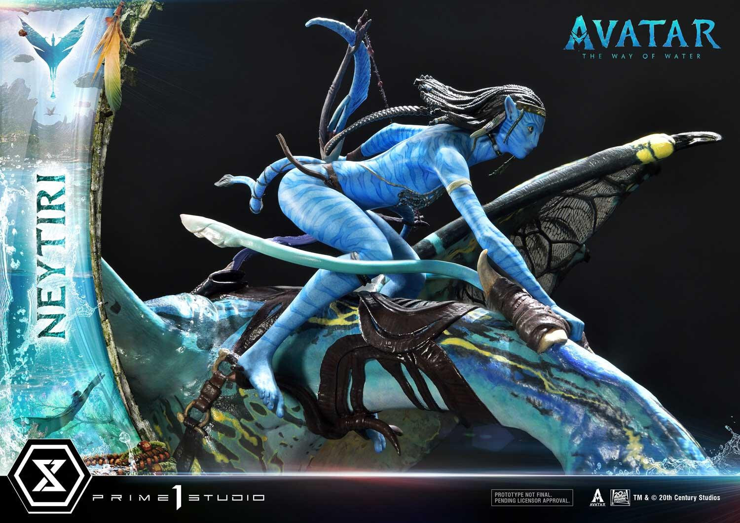 Avatar: The Way of Water - Ilu - Lo'ak - Mountain Banshee - Neytiri - Diorama - Ultimate Diorama Masterline  (UDMAVTR-02S) - Bonus Version (Prime 1 Studio) photo 83