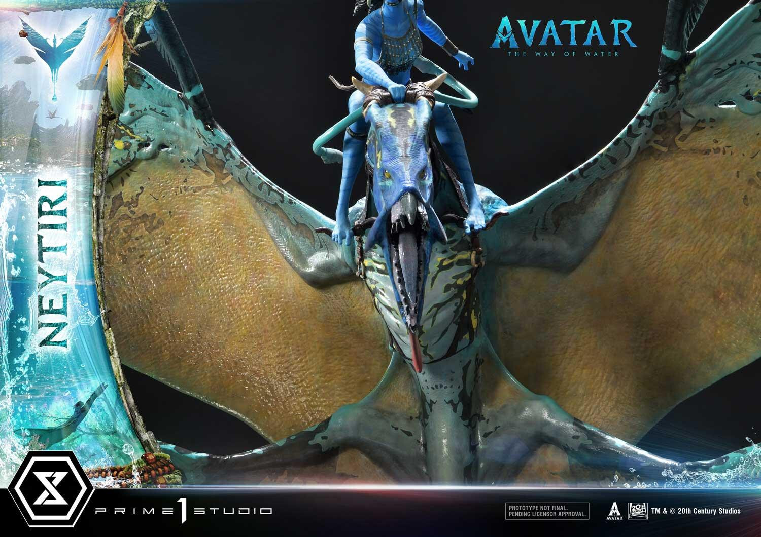 Avatar: The Way of Water - Ilu - Lo'ak - Mountain Banshee - Neytiri - Diorama - Ultimate Diorama Masterline  (UDMAVTR-02S) - Bonus Version (Prime 1 Studio) photo 84