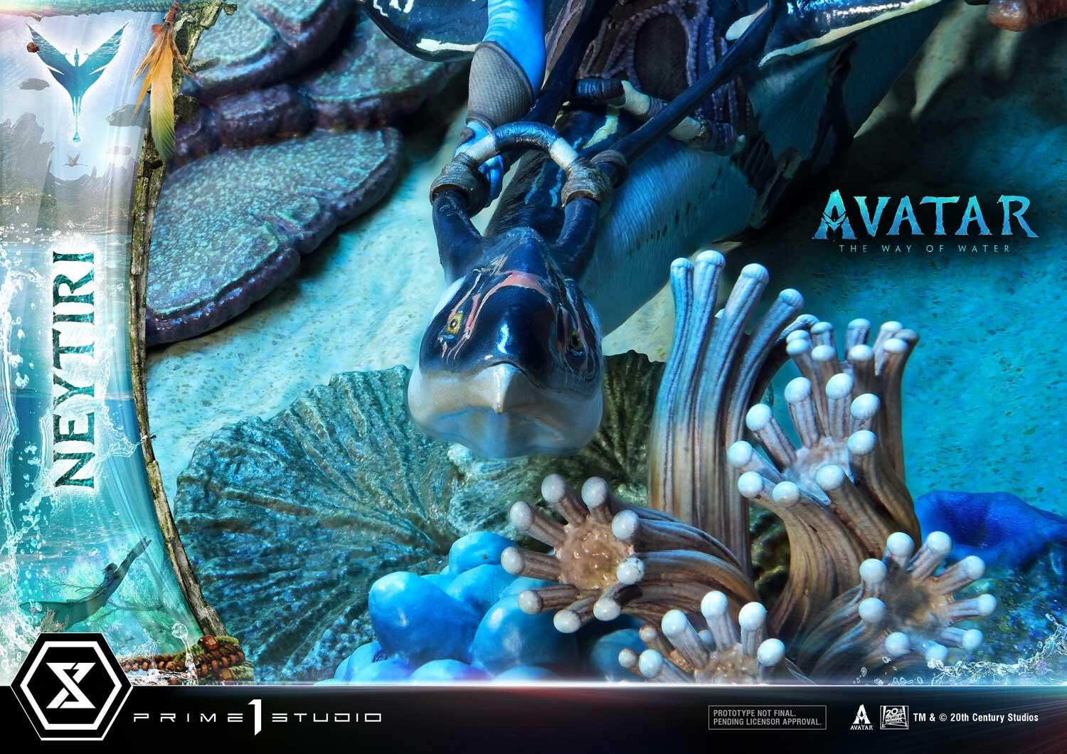 Avatar: The Way of Water - Ilu - Lo'ak - Mountain Banshee - Neytiri - Diorama - Ultimate Diorama Masterline  (UDMAVTR-02S) - Bonus Version (Prime 1 Studio) photo 85