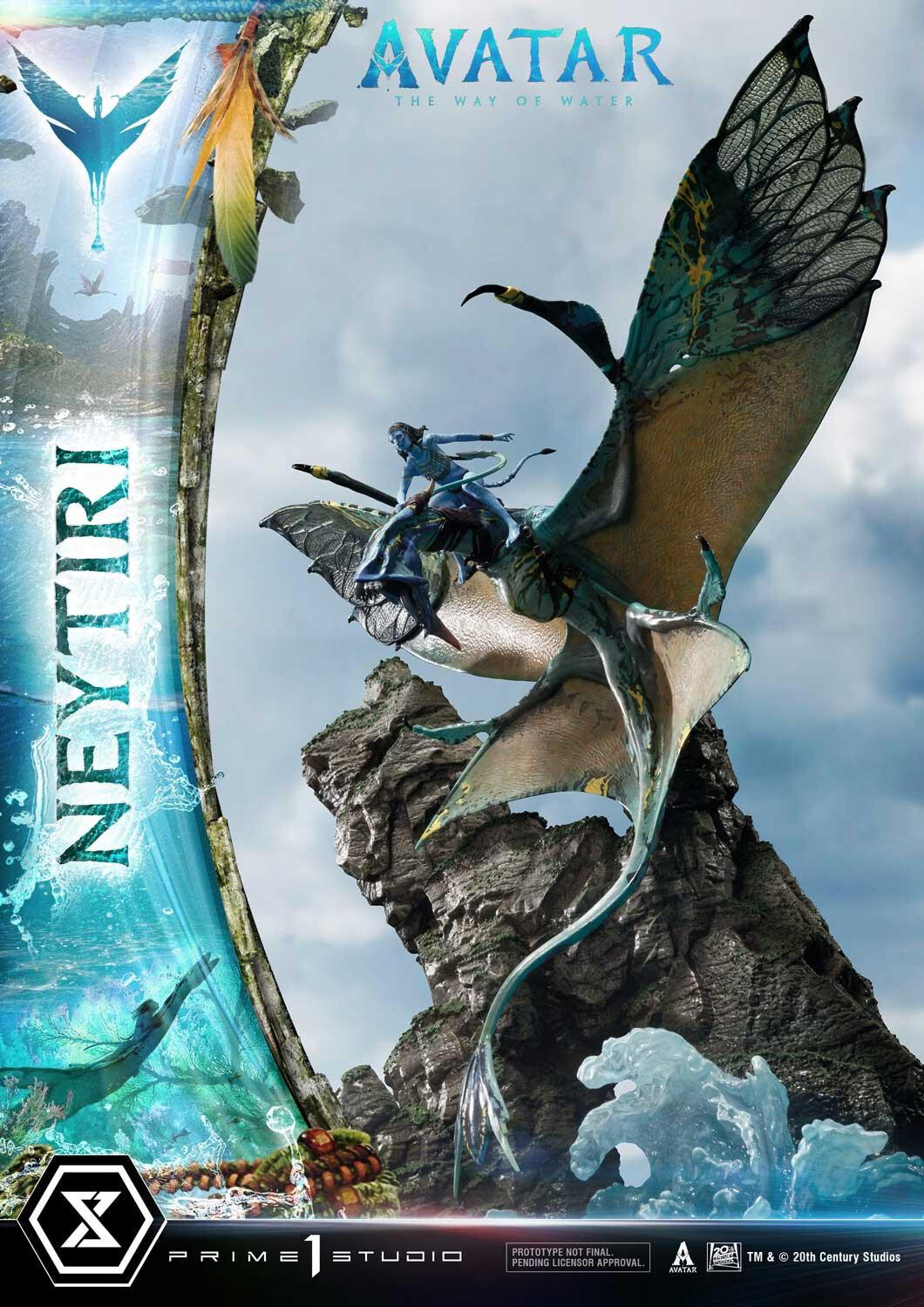 Avatar: The Way of Water - Ilu - Lo'ak - Mountain Banshee - Neytiri - Diorama - Ultimate Diorama Masterline  (UDMAVTR-02S) - Bonus Version (Prime 1 Studio) photo 86