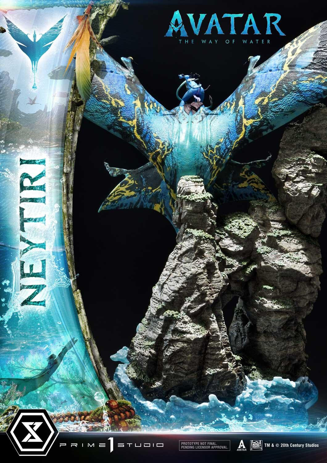 Avatar: The Way of Water - Ilu - Lo'ak - Mountain Banshee - Neytiri - Diorama - Ultimate Diorama Masterline  (UDMAVTR-02S) - Bonus Version (Prime 1 Studio) photo 89