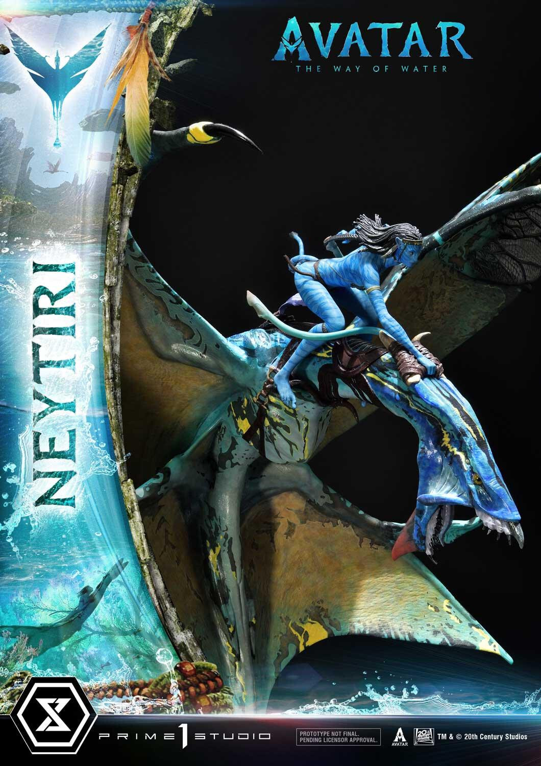 Avatar: The Way of Water - Ilu - Lo'ak - Mountain Banshee - Neytiri - Diorama - Ultimate Diorama Masterline  (UDMAVTR-02S) - Bonus Version (Prime 1 Studio) photo 90