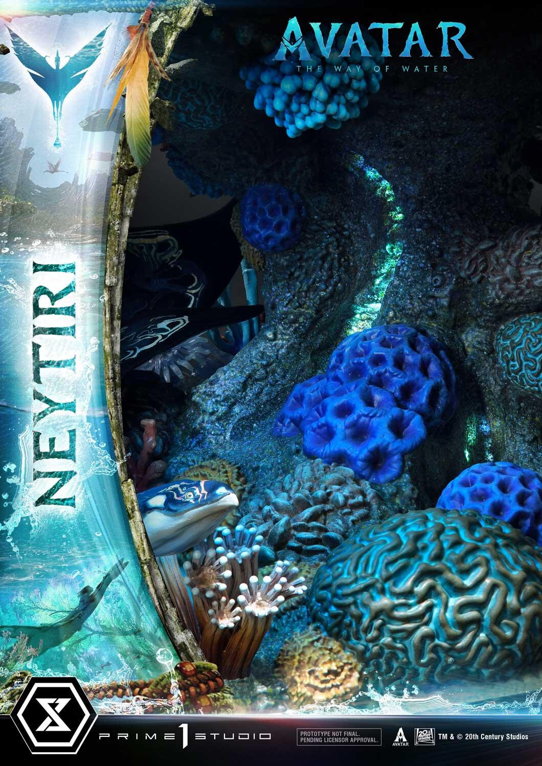 Avatar: The Way of Water - Ilu - Lo'ak - Mountain Banshee - Neytiri - Diorama - Ultimate Diorama Masterline  (UDMAVTR-02S) - Bonus Version (Prime 1 Studio) photo 91