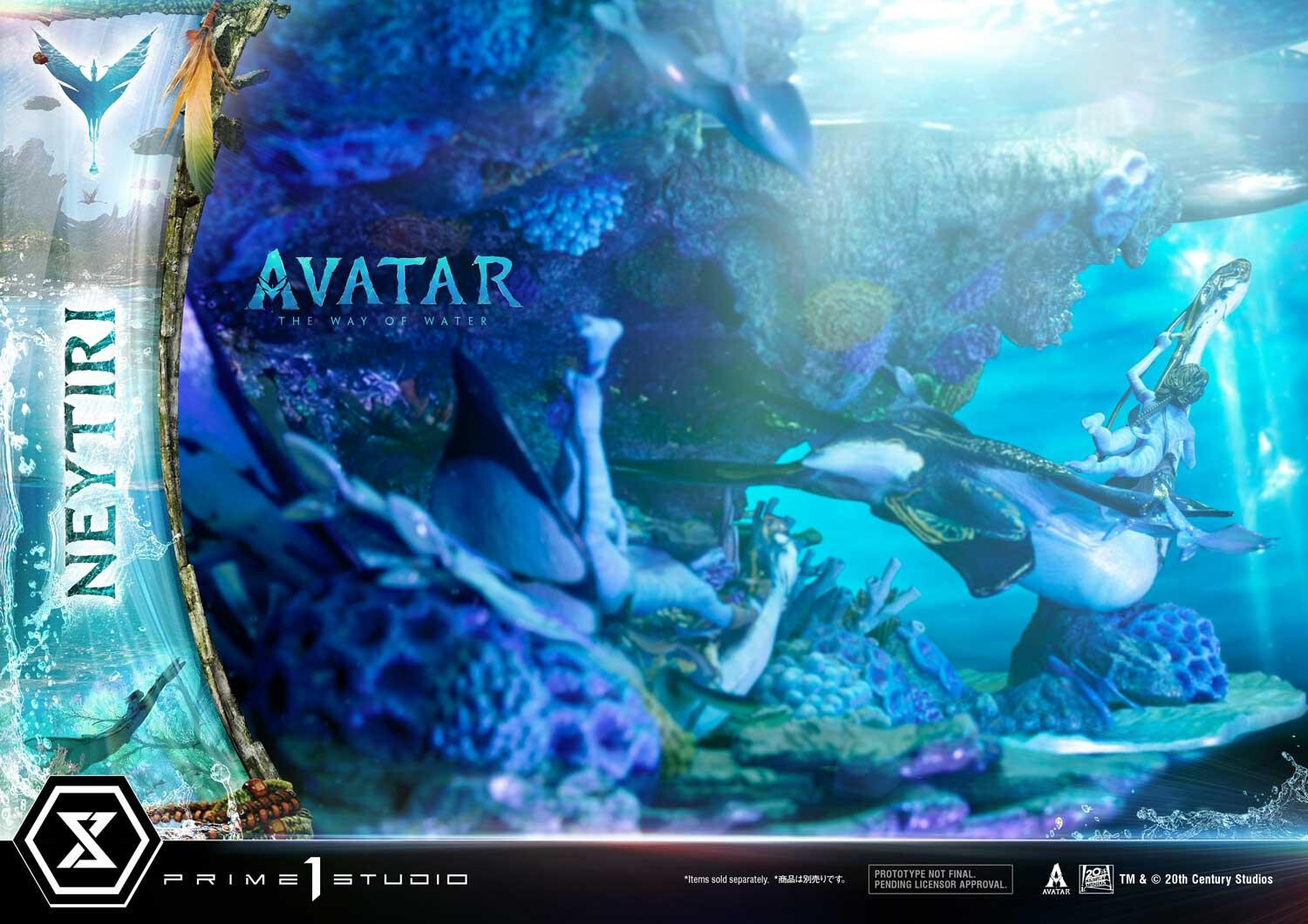 Avatar: The Way of Water - Ilu - Lo'ak - Mountain Banshee - Neytiri - Diorama - Ultimate Diorama Masterline  (UDMAVTR-02S) - Bonus Version (Prime 1 Studio) photo 94