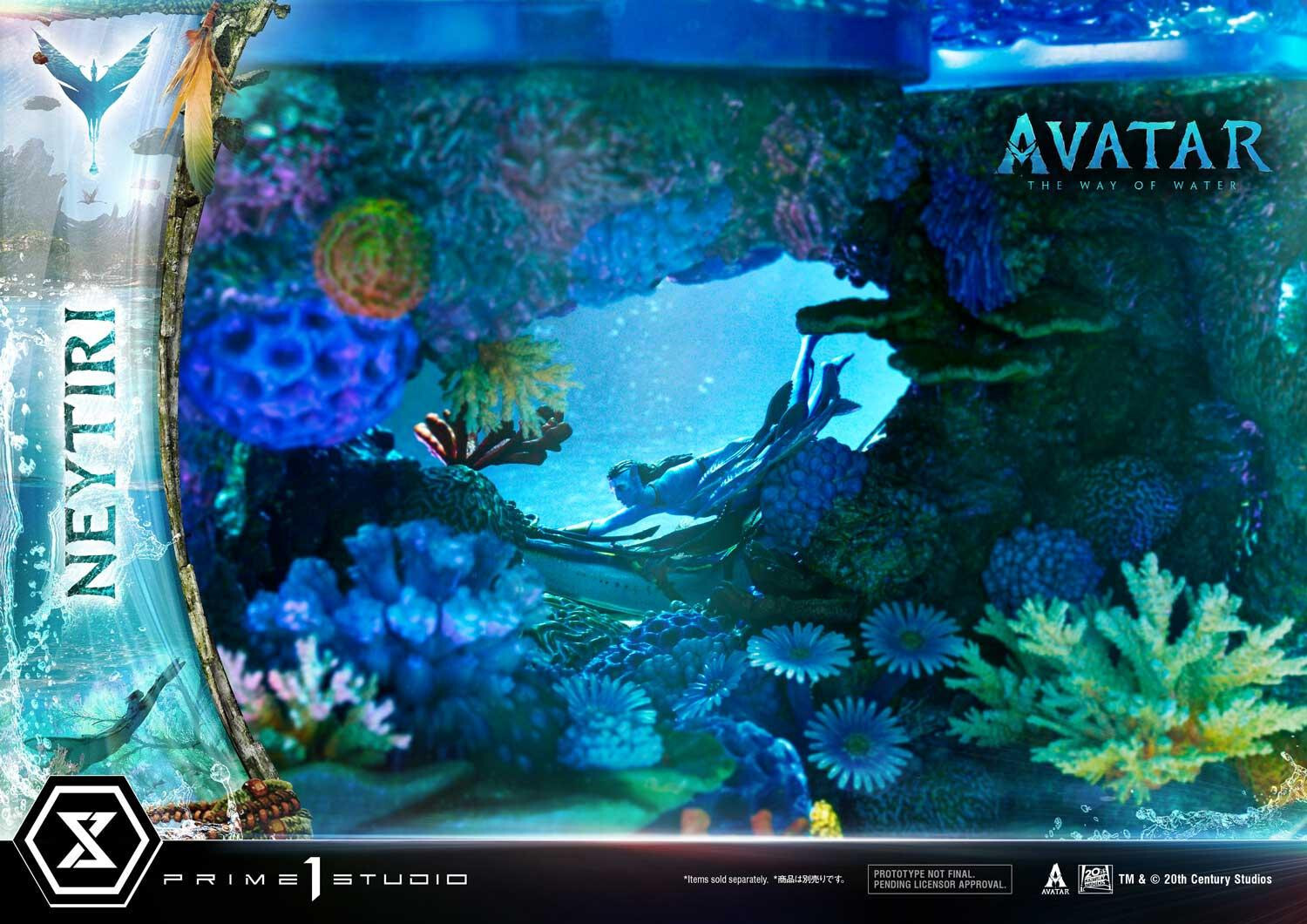 Avatar: The Way of Water - Ilu - Lo'ak - Mountain Banshee - Neytiri - Diorama - Ultimate Diorama Masterline  (UDMAVTR-02S) - Bonus Version (Prime 1 Studio) photo 95