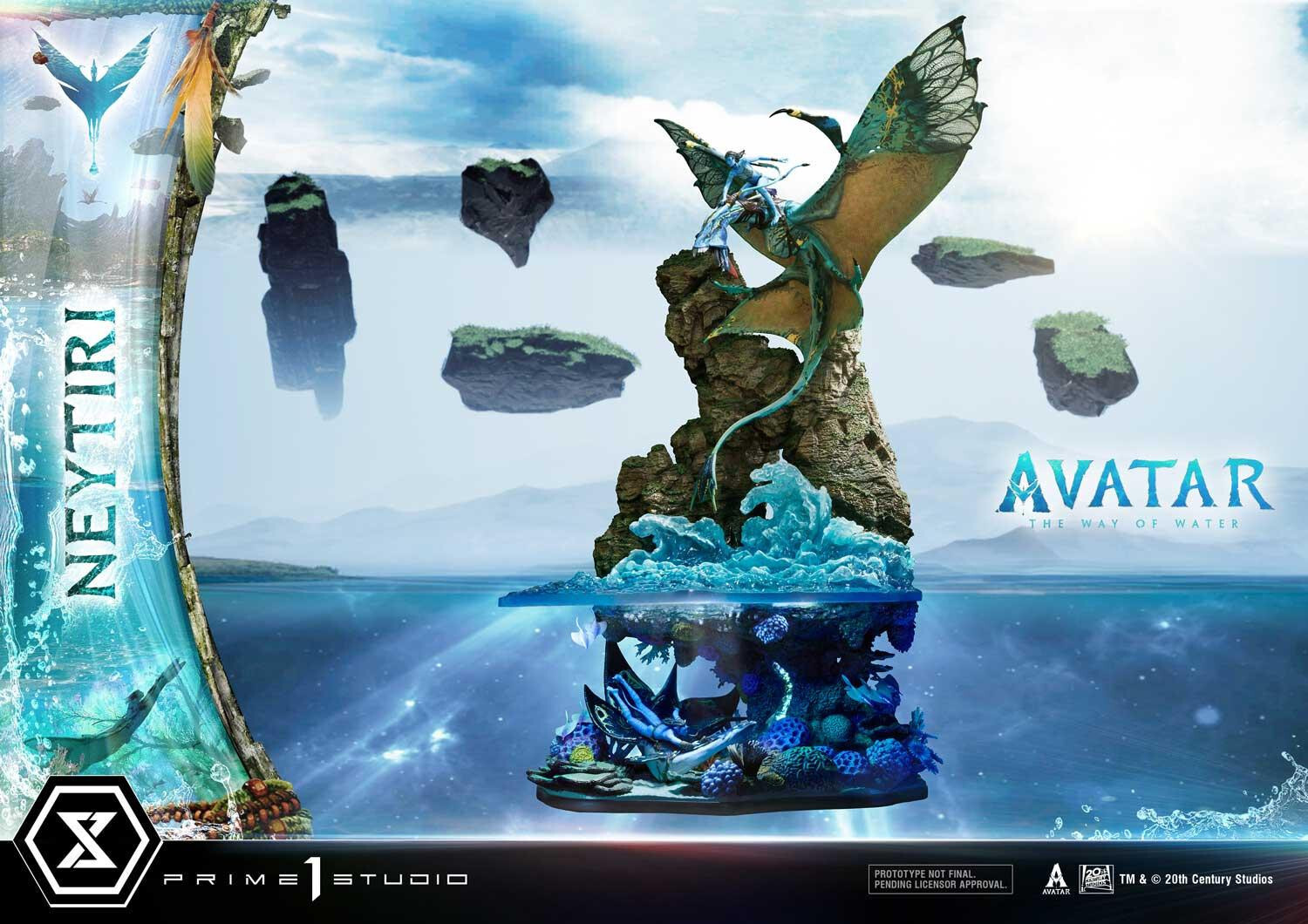 Avatar: The Way of Water - Ilu - Lo'ak - Mountain Banshee - Neytiri - Diorama - Ultimate Diorama Masterline  (UDMAVTR-02S) - Bonus Version (Prime 1 Studio) photo 97