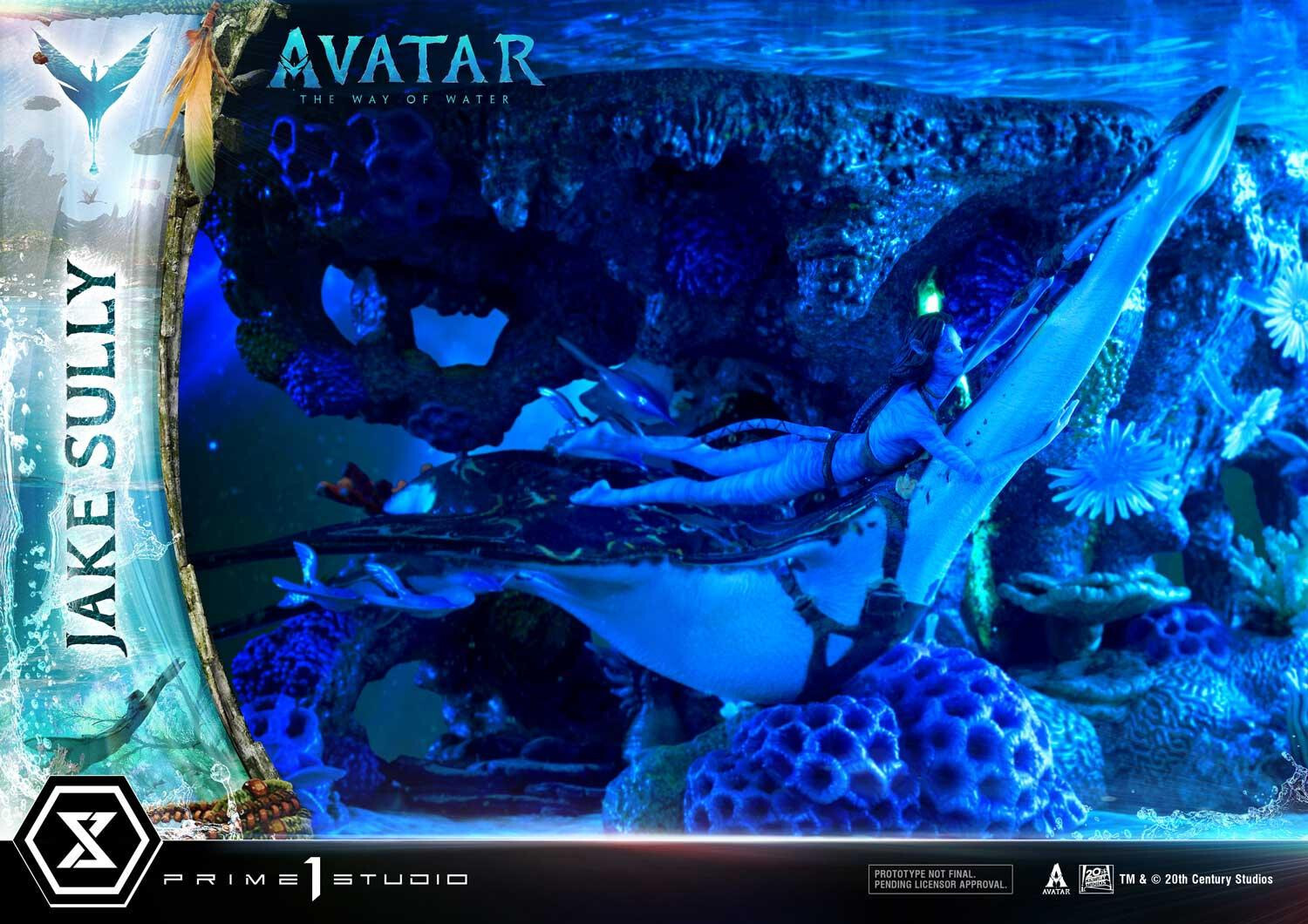 Avatar: The Way of Water - Ilu - Jake Sully - Kiri - Skimwing - Diorama - Ultimate Diorama Masterline (UDMAVTR-01S) - Bonus Version (Prime 1 Studio)