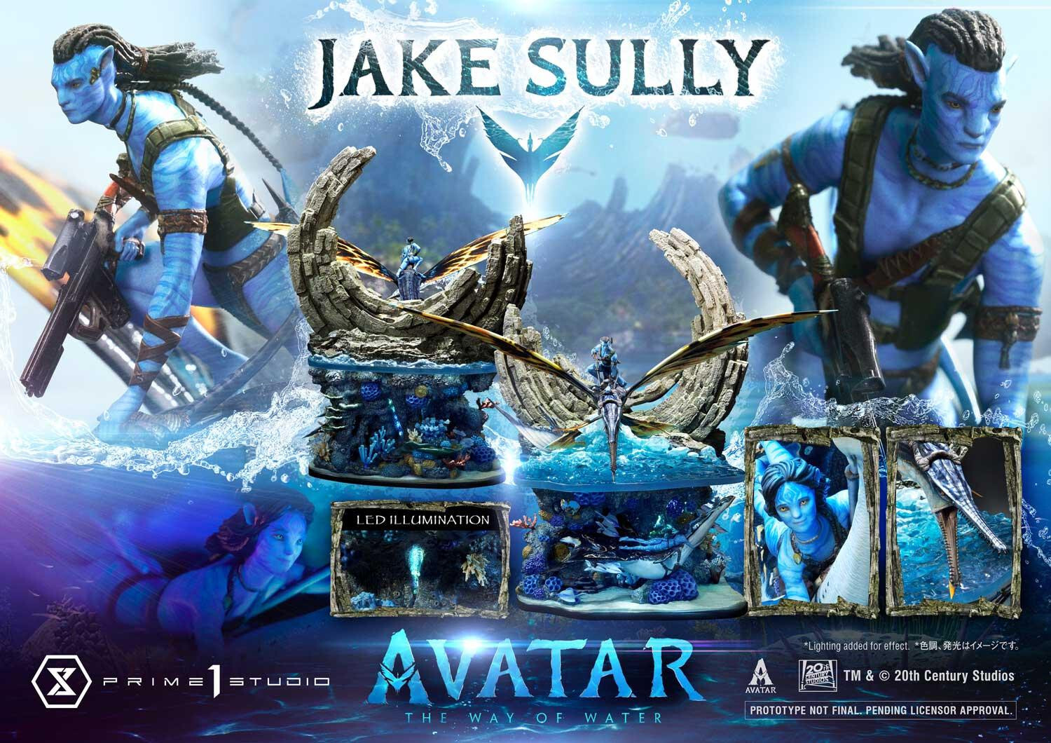 Avatar: The Way of Water - Ilu - Jake Sully - Kiri - Skimwing - Diorama - Ultimate Diorama Masterline  (UDMAVTR-01S) - Bonus Version (Prime 1 Studio) photo 12