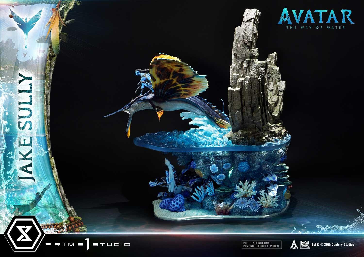 Avatar: The Way of Water - Ilu - Jake Sully - Kiri - Skimwing - Diorama - Ultimate Diorama Masterline  (UDMAVTR-01S) - Bonus Version (Prime 1 Studio) photo 15