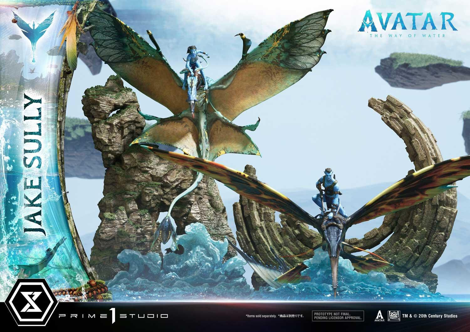 Avatar: The Way of Water - Ilu - Jake Sully - Kiri - Skimwing - Diorama - Ultimate Diorama Masterline  (UDMAVTR-01S) - Bonus Version (Prime 1 Studio) photo 25