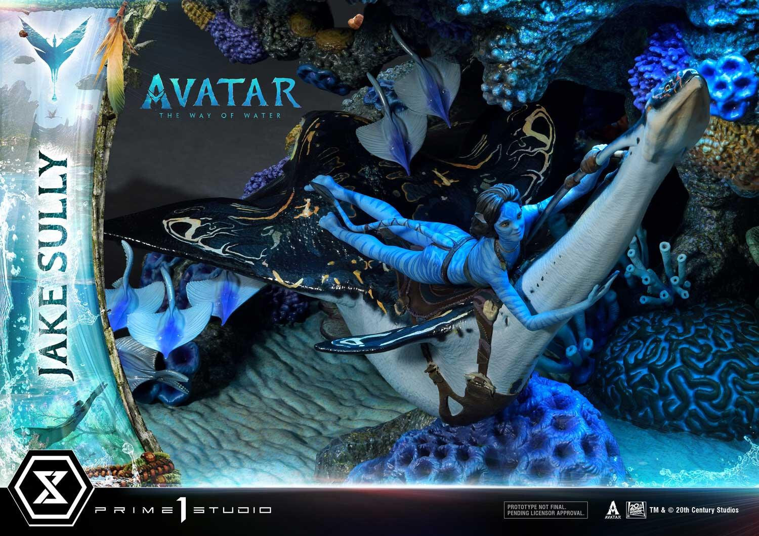 Avatar: The Way of Water - Ilu - Jake Sully - Kiri - Skimwing - Diorama - Ultimate Diorama Masterline  (UDMAVTR-01S) - Bonus Version (Prime 1 Studio) photo 62