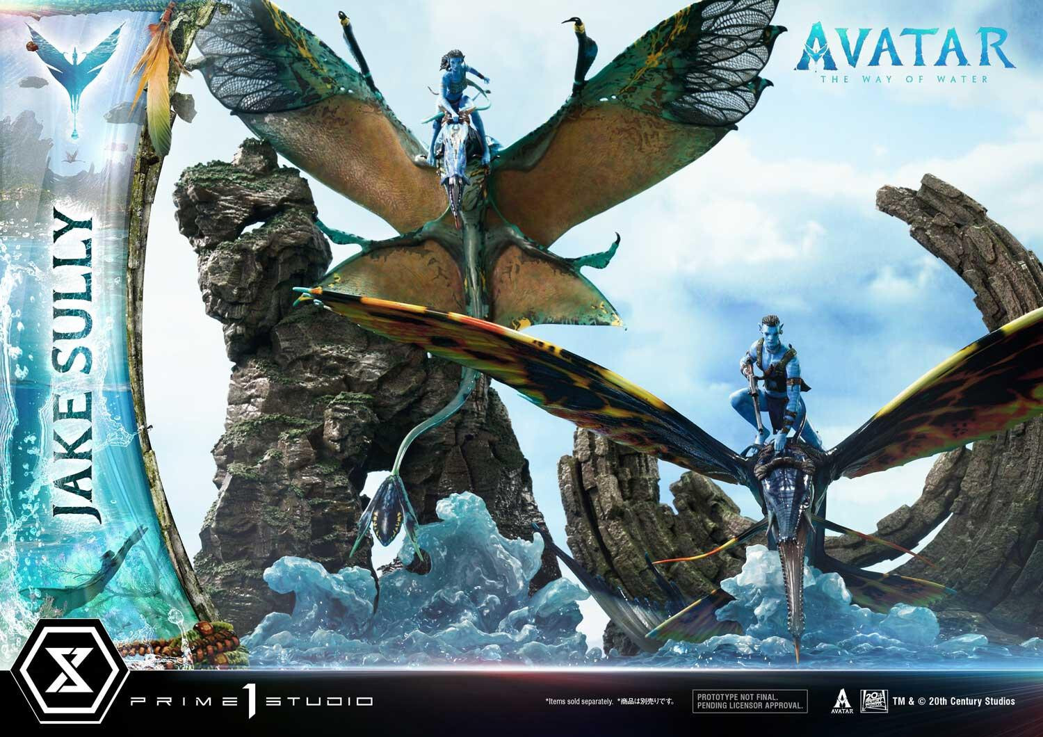 Avatar: The Way of Water - Ilu - Jake Sully - Kiri - Skimwing - Diorama - Ultimate Diorama Masterline  (UDMAVTR-01S) - Bonus Version (Prime 1 Studio) photo 95
