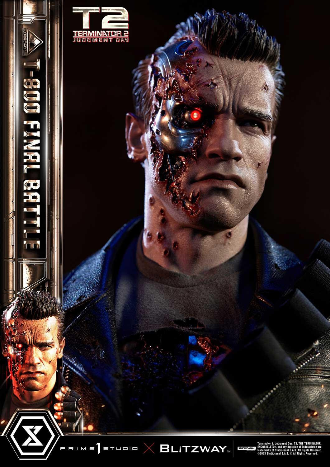 Terminator 2: Judgment Day - T-800 - Museum Masterline Series  (MMT2-02) - 1/3 - Final Battle (Blitzway, Prime 1 Studio) photo 12