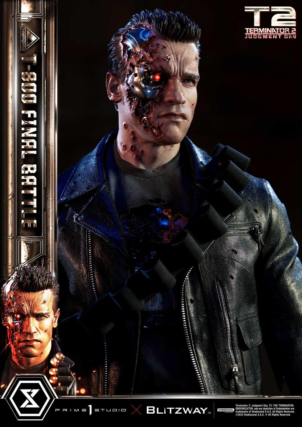 Terminator 2: Judgment Day - T-800 - Museum Masterline Series  (MMT2-02) - 1/3 - Final Battle (Blitzway, Prime 1 Studio) photo 13