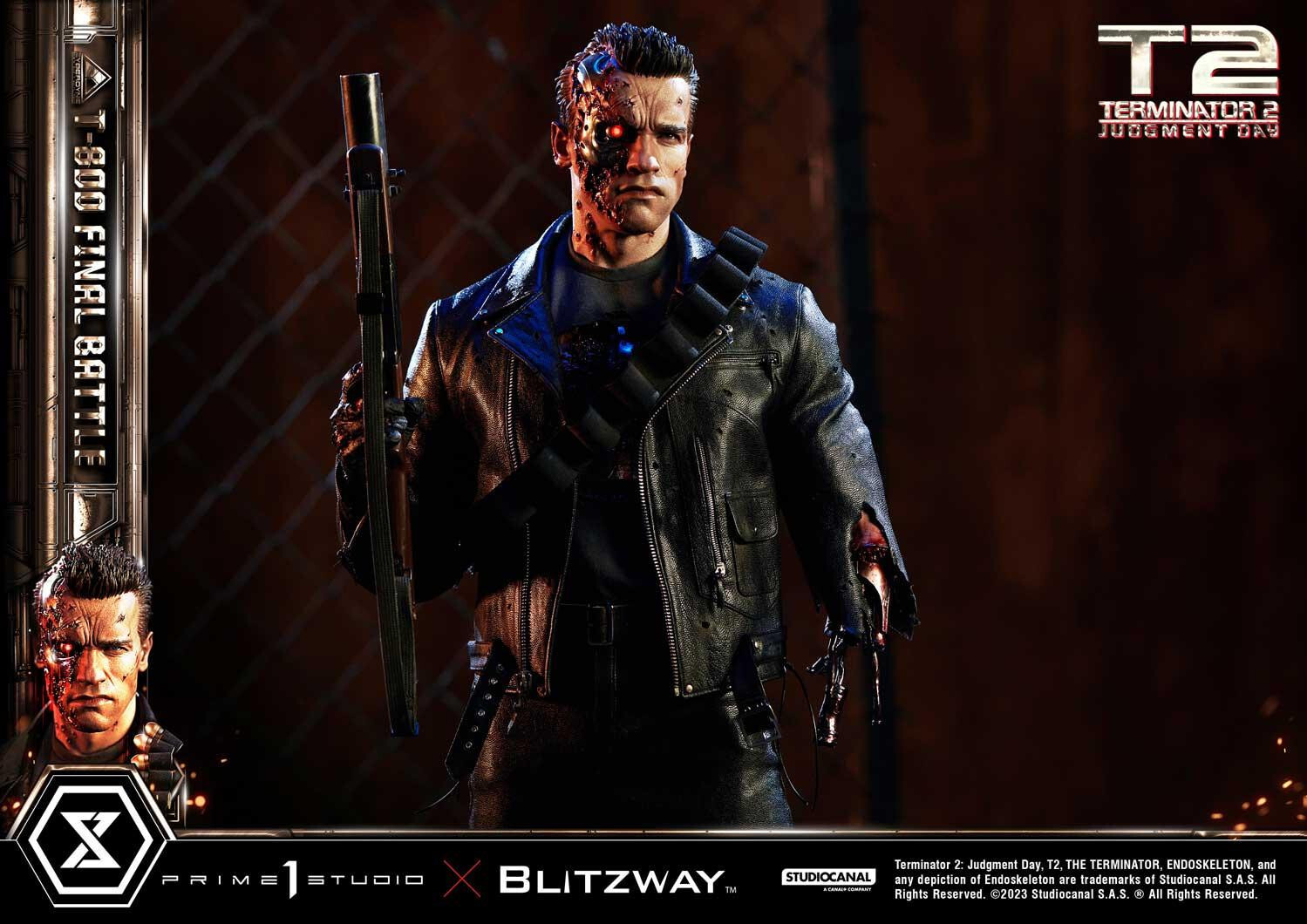 Terminator 2: Judgment Day - T-800 - Museum Masterline Series  (MMT2-02) - 1/3 - Final Battle (Blitzway, Prime 1 Studio) photo 18