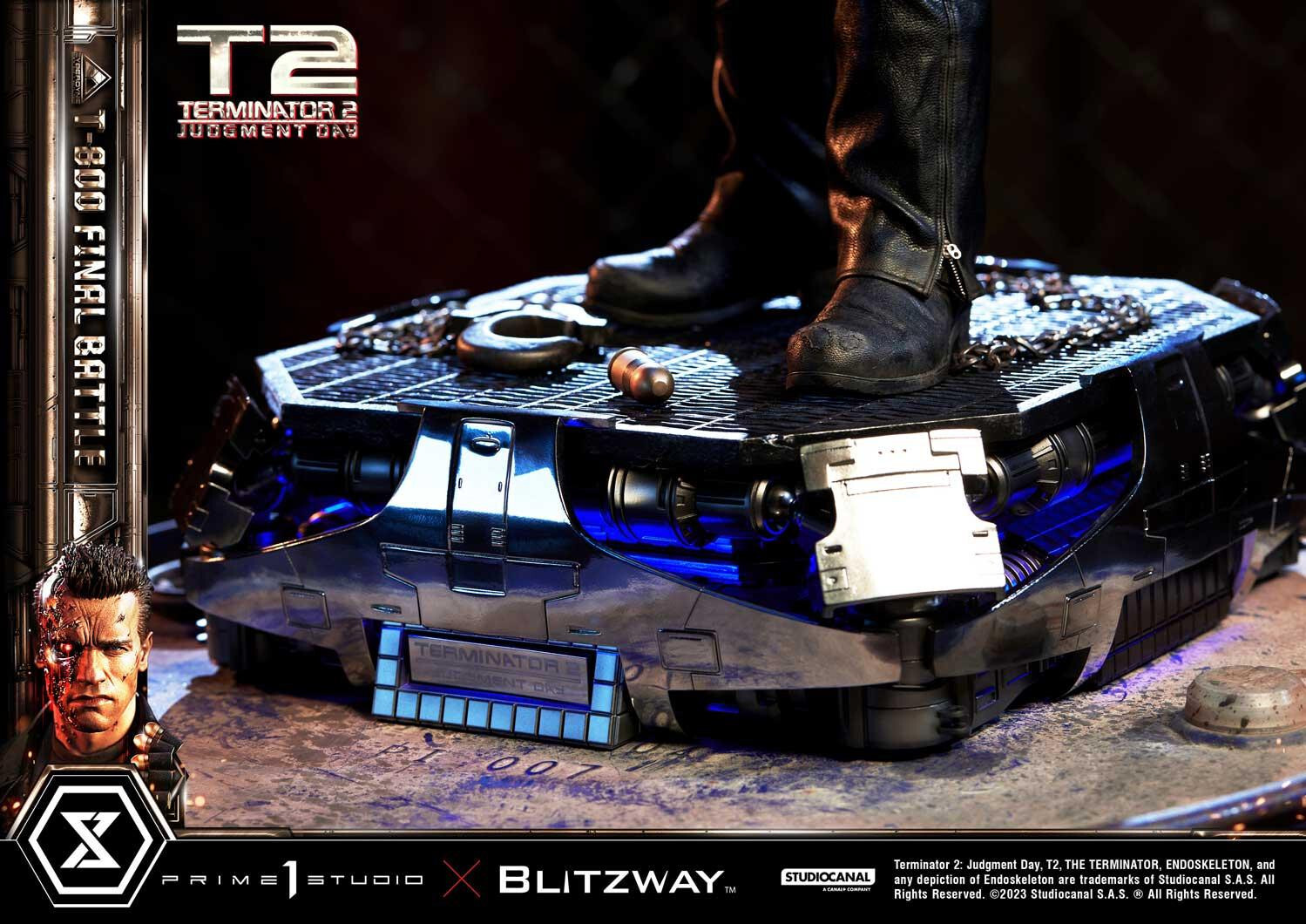 Terminator 2: Judgment Day - T-800 - Museum Masterline Series  (MMT2-02) - 1/3 - Final Battle (Blitzway, Prime 1 Studio) photo 28