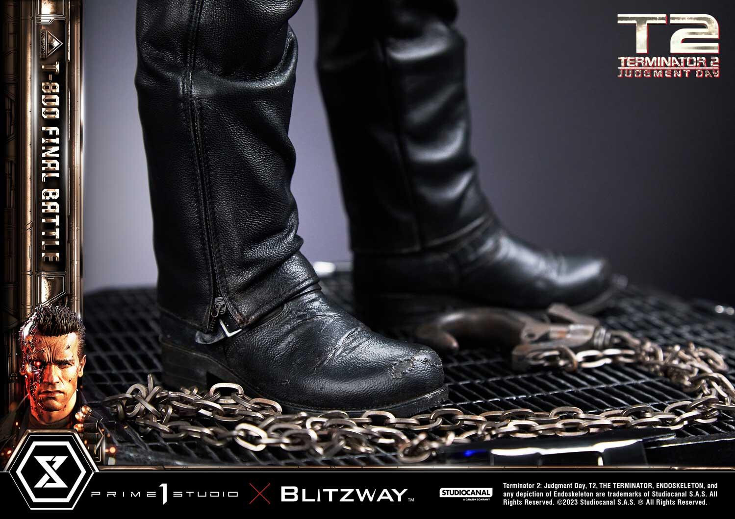 Terminator 2: Judgment Day - T-800 - Museum Masterline Series  (MMT2-02) - 1/3 - Final Battle (Blitzway, Prime 1 Studio) photo 30