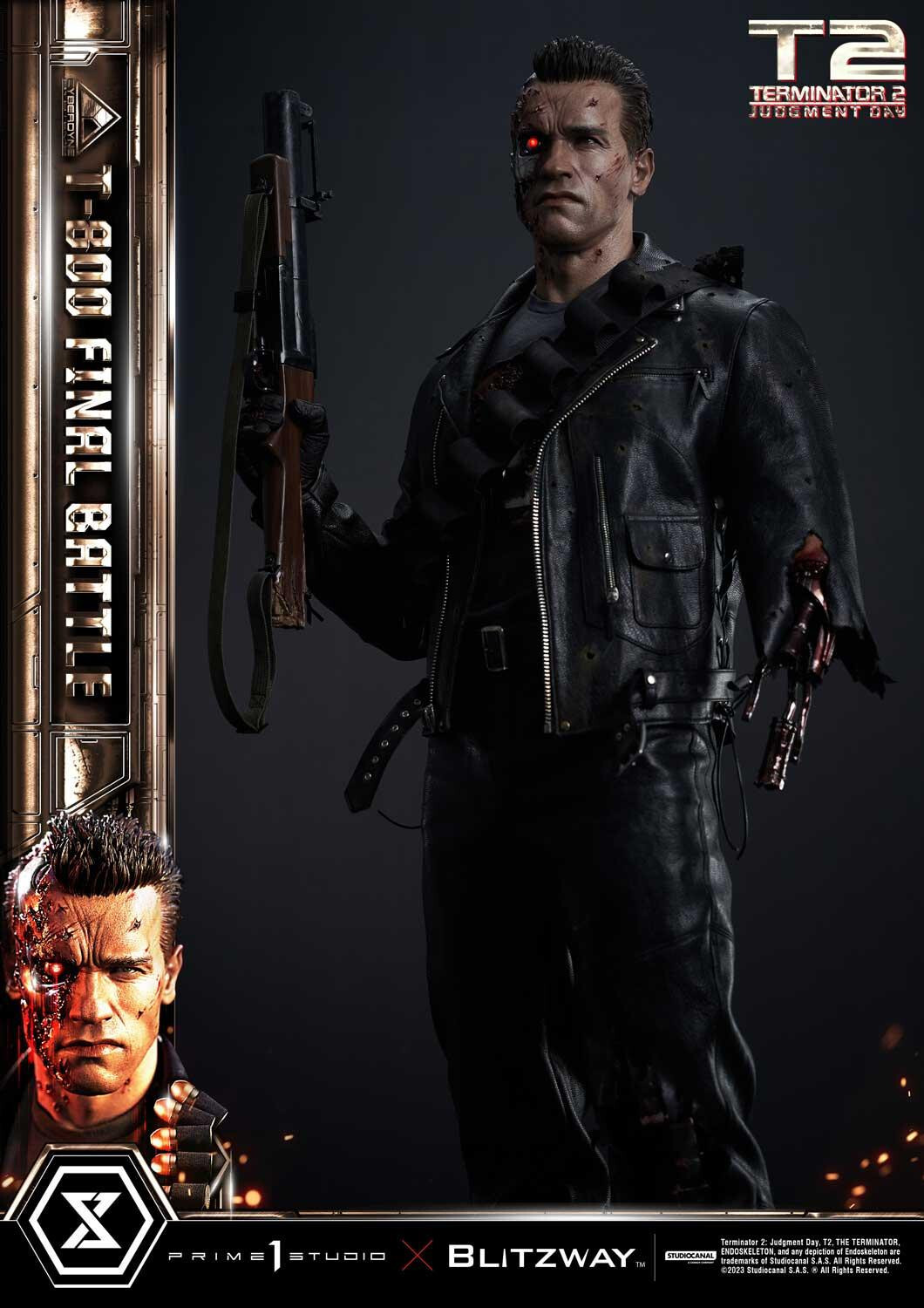 Terminator 2: Judgment Day - T-800 - Museum Masterline Series  (MMT2-02) - 1/3 - Final Battle (Blitzway, Prime 1 Studio) photo 36