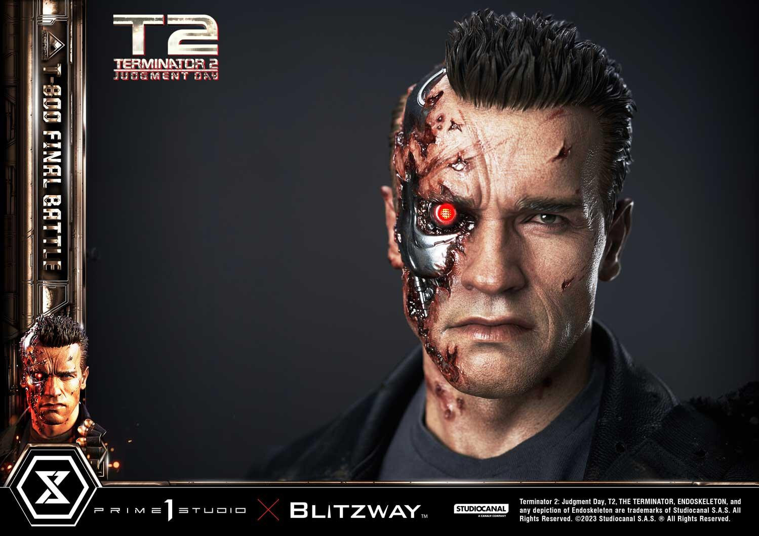 Terminator 2: Judgment Day - T-800 - Museum Masterline Series  (MMT2-02) - 1/3 - Final Battle (Blitzway, Prime 1 Studio) photo 37
